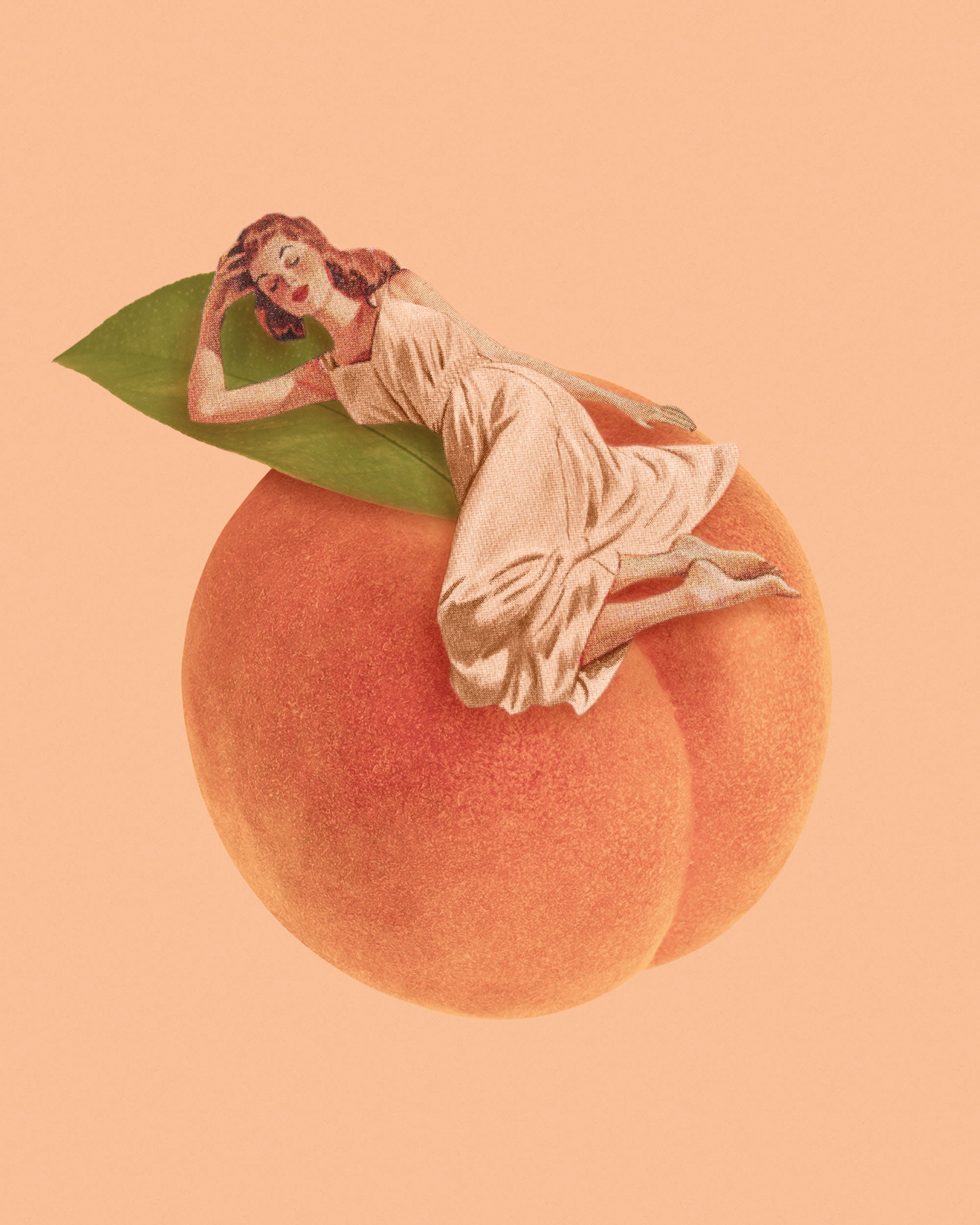 Peachy Keen Art Print