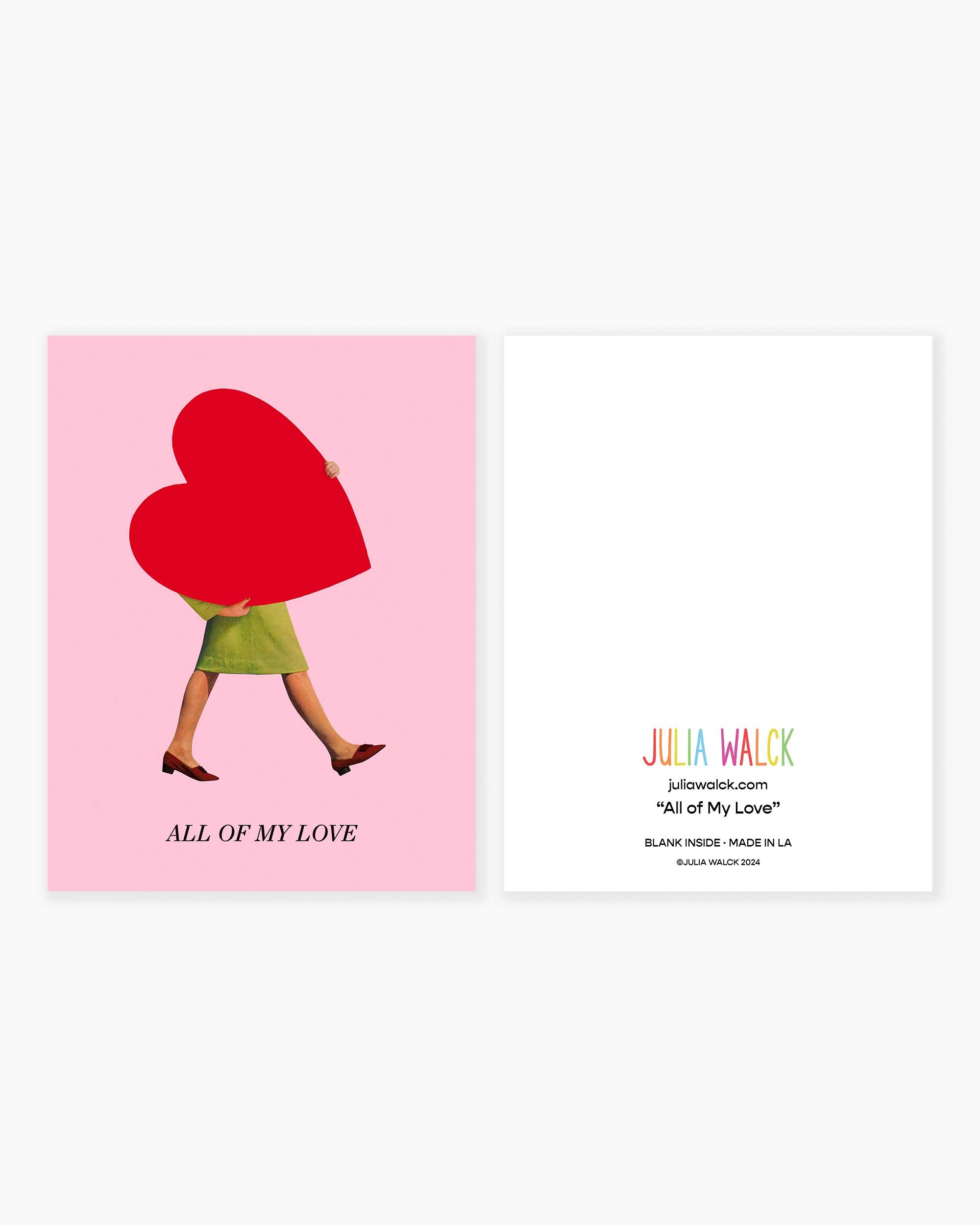 All of My Love Greeting Card