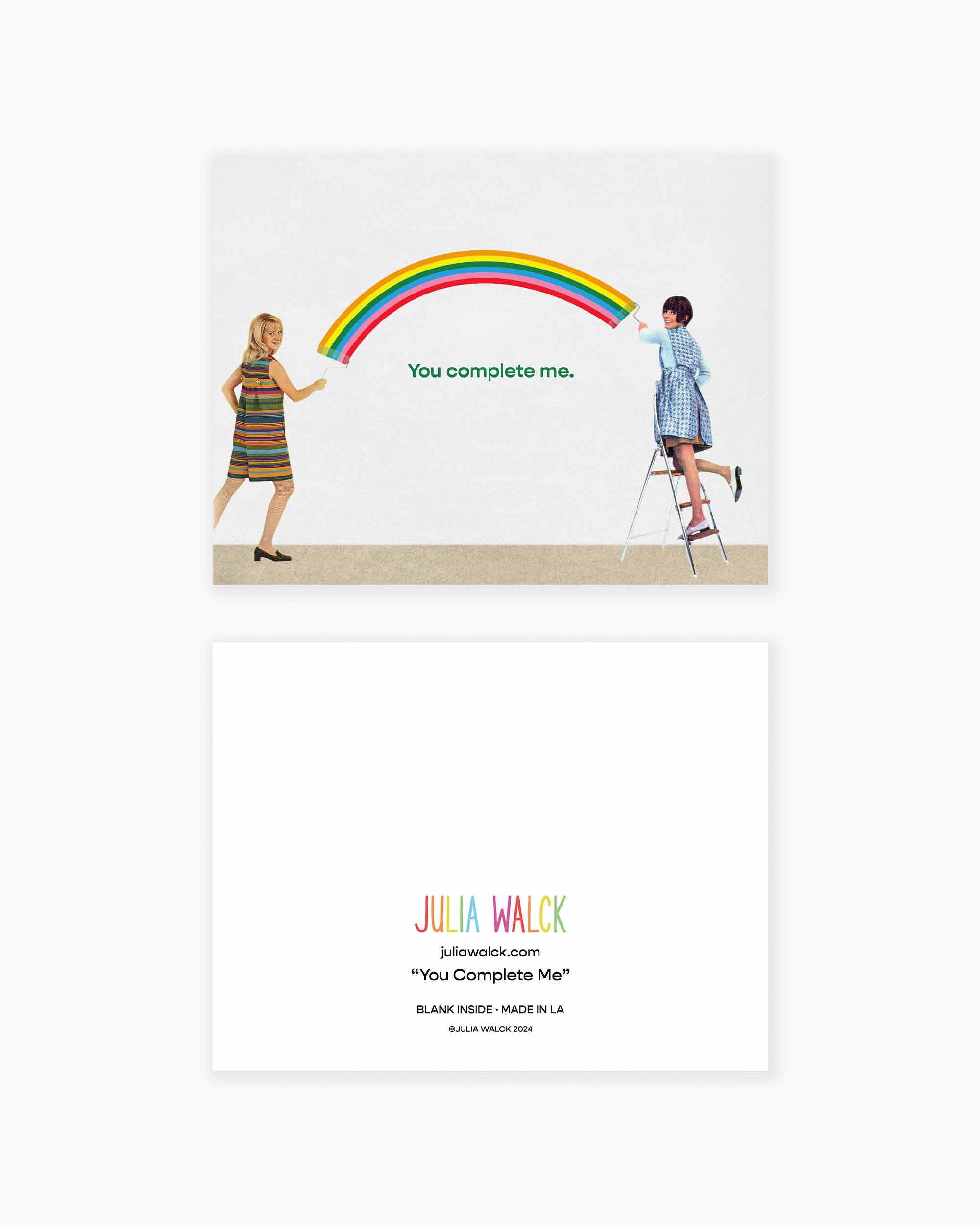 You Complete Me Greeting Card