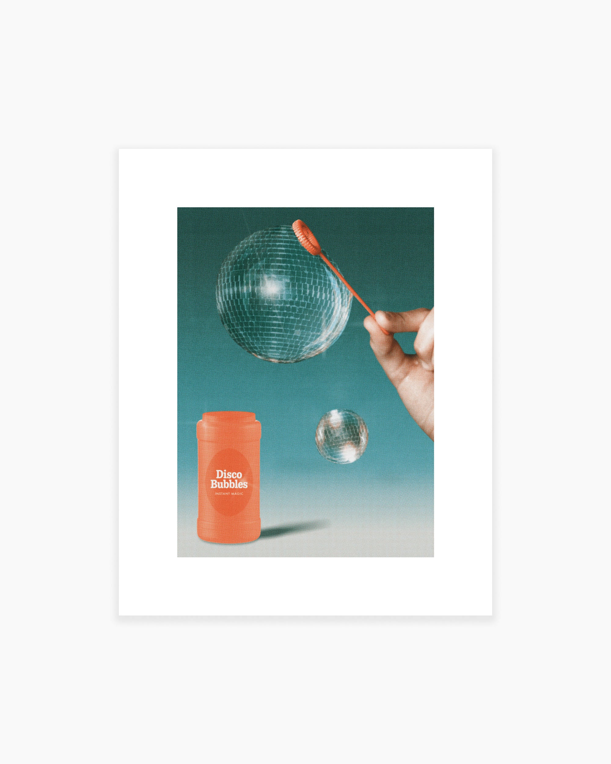 Disco Bubbles Art Print