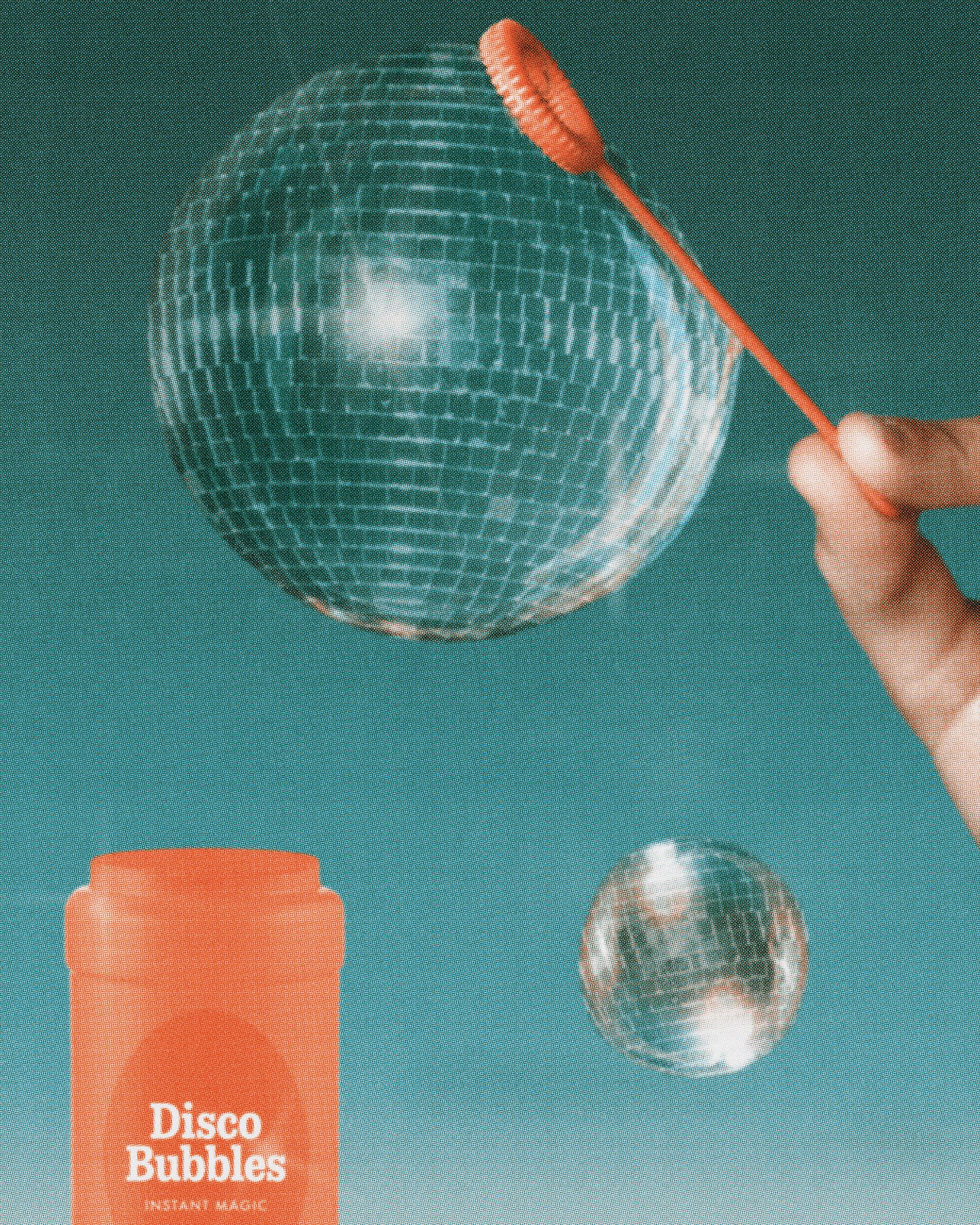 Disco Bubbles Art Print
