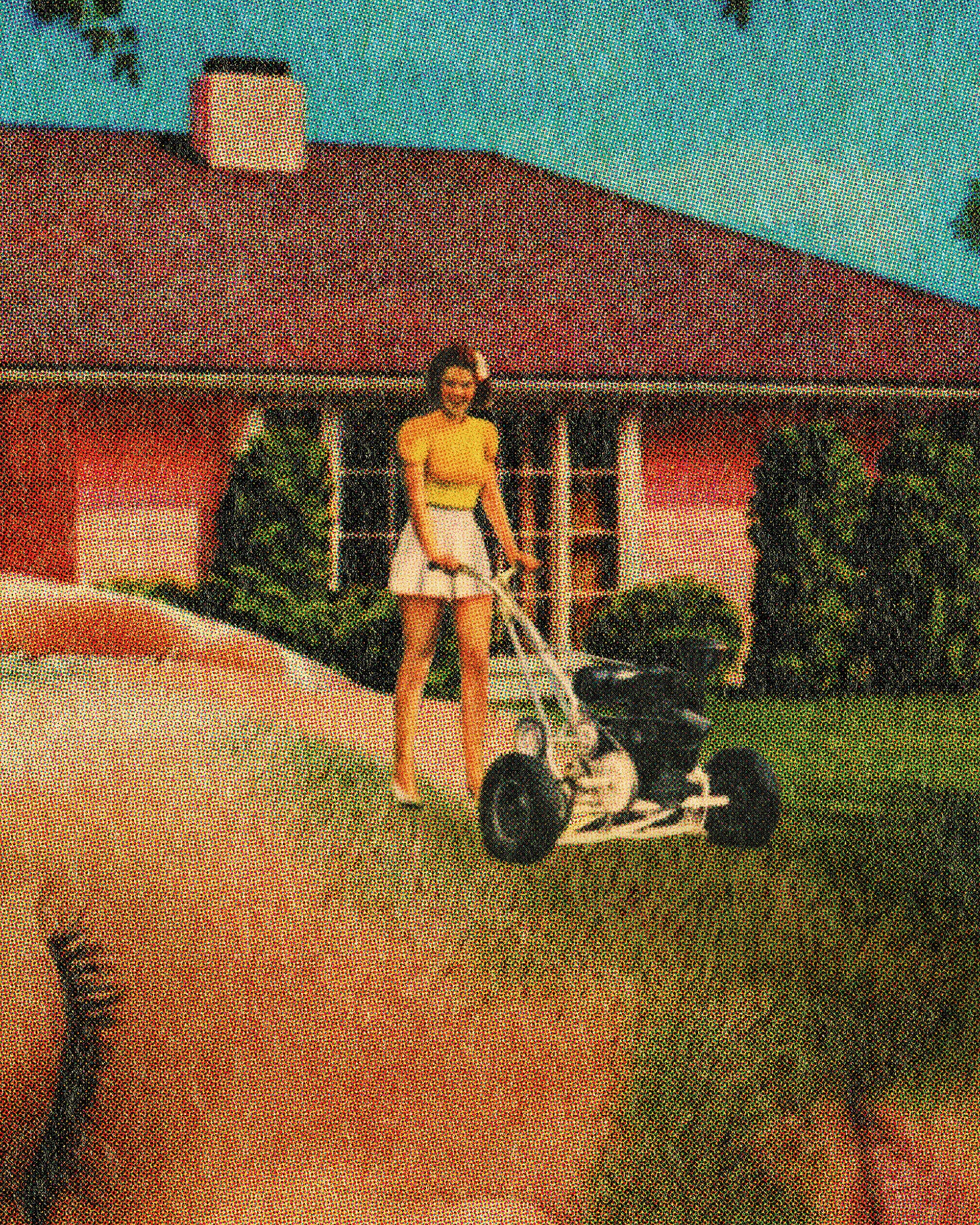 Manscaping Art Print