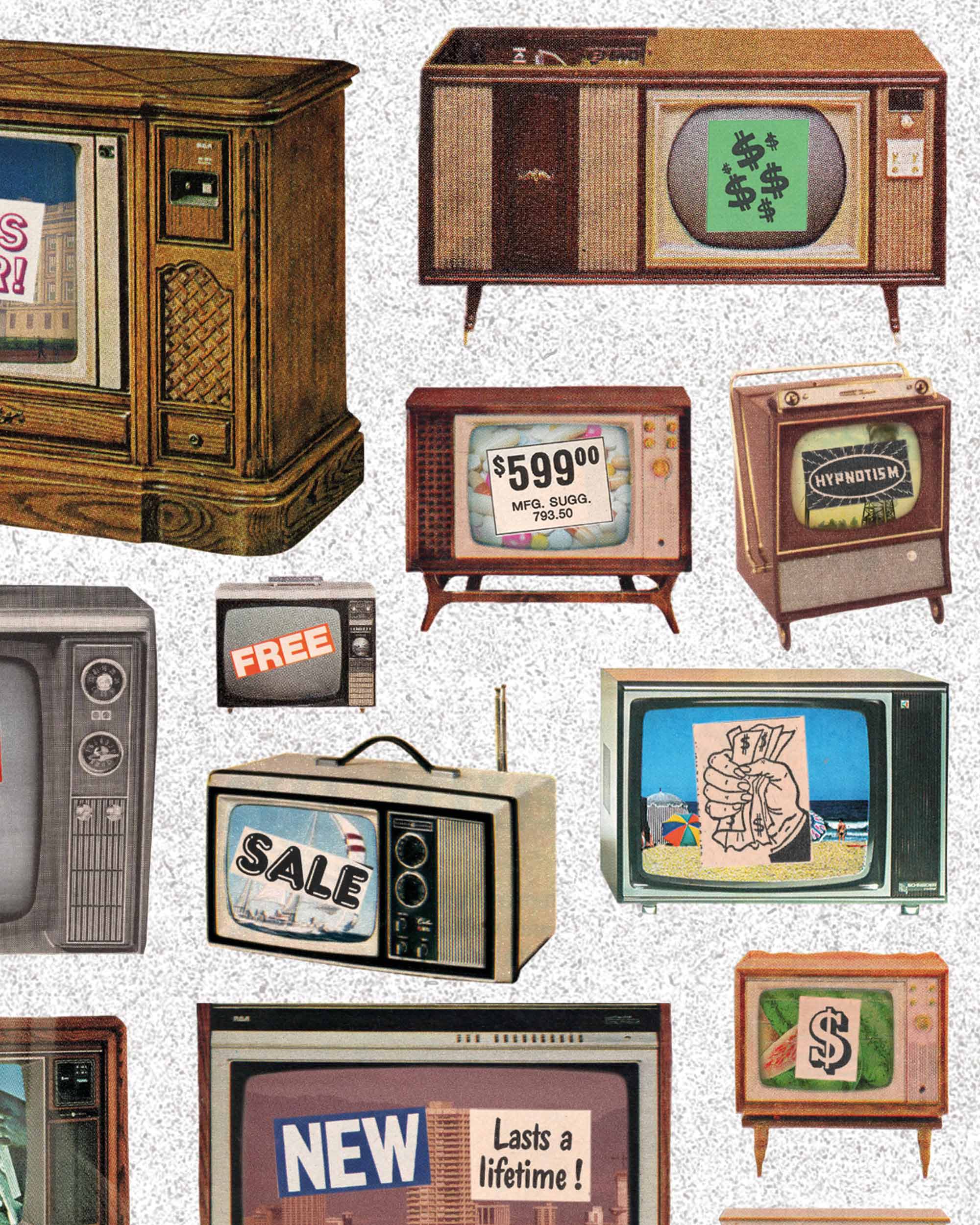 What's On TV? Art Print