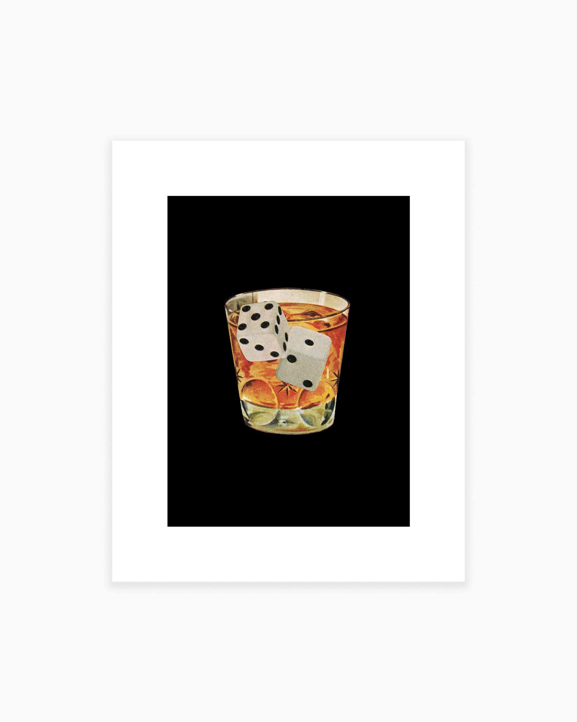 Dice Cubes Art Print