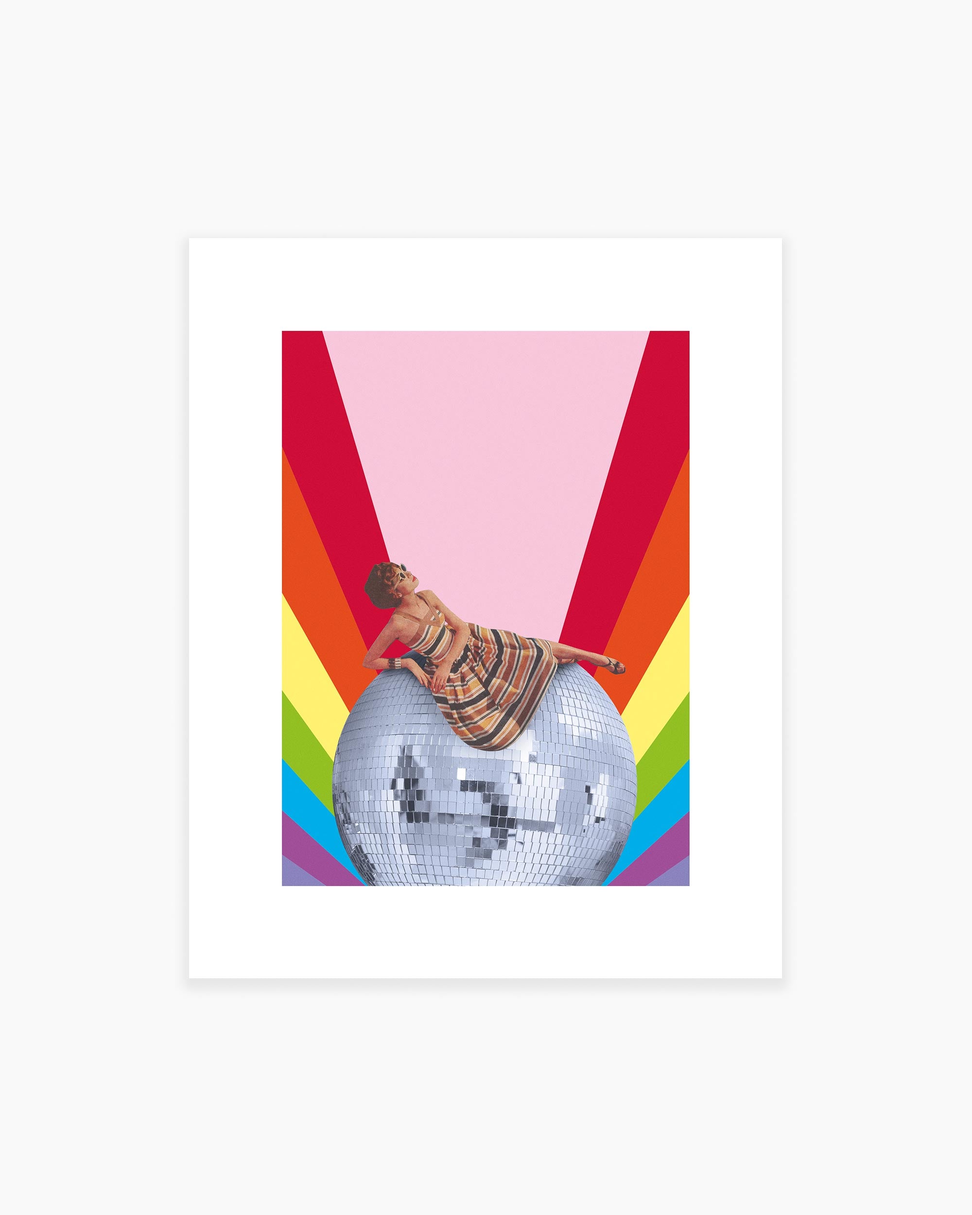 Disco Lounging Art Print