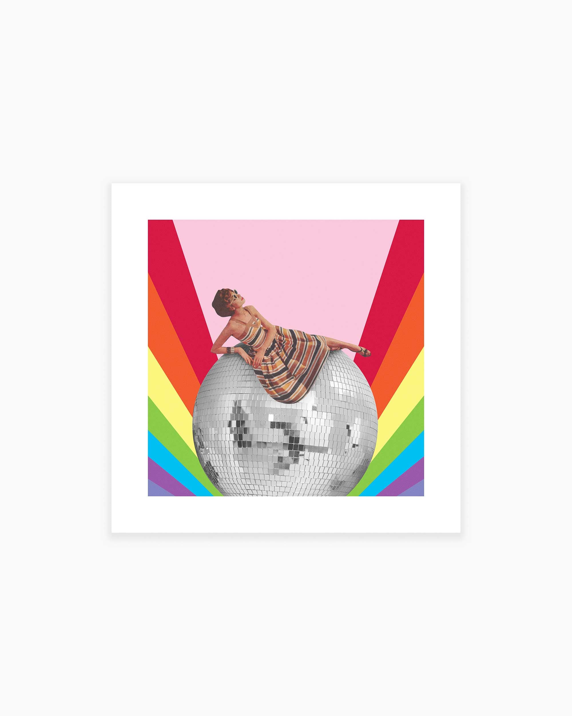 Disco Lounging Art Print