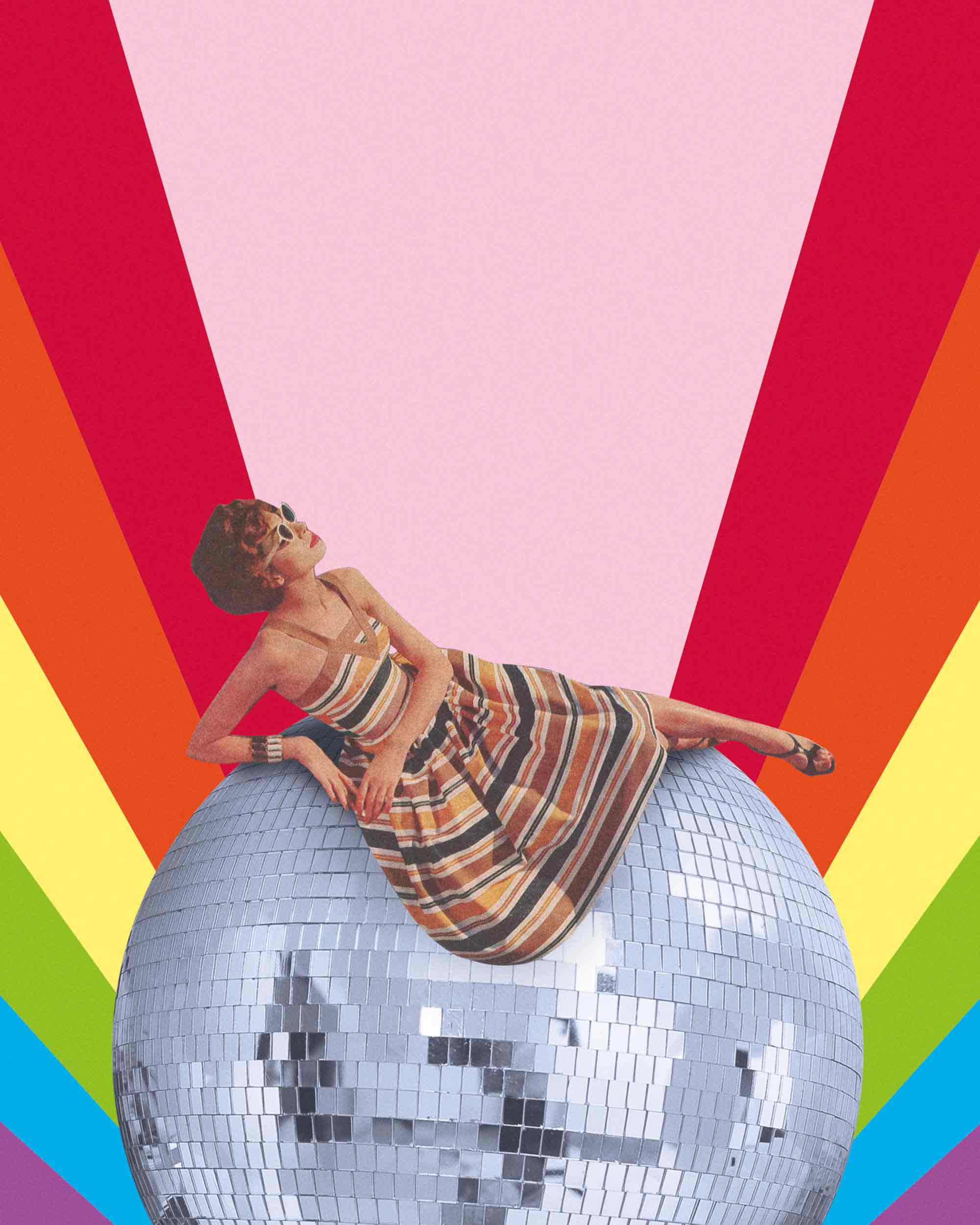 Disco Lounging Art Print