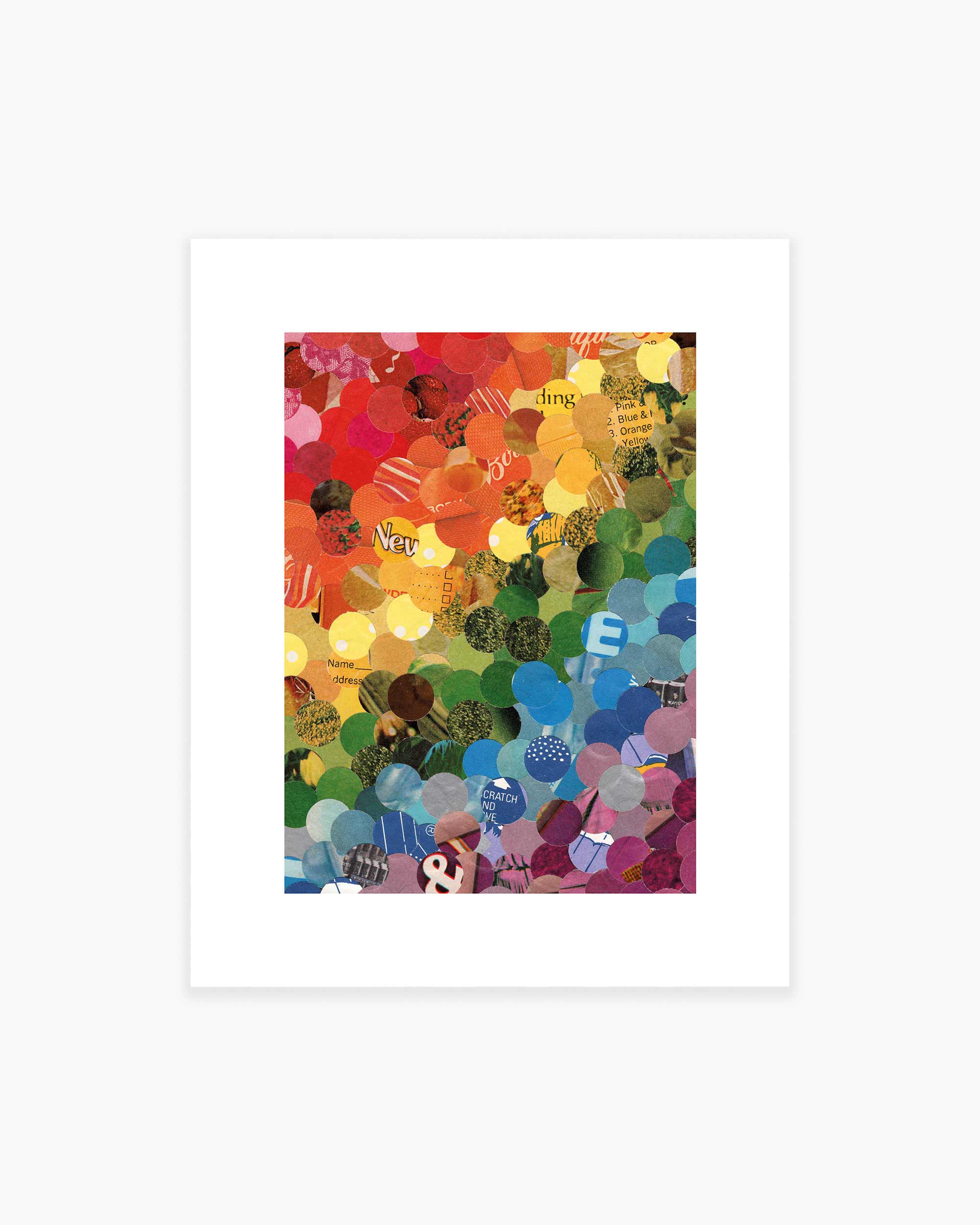 Dot Rainbow Art Print