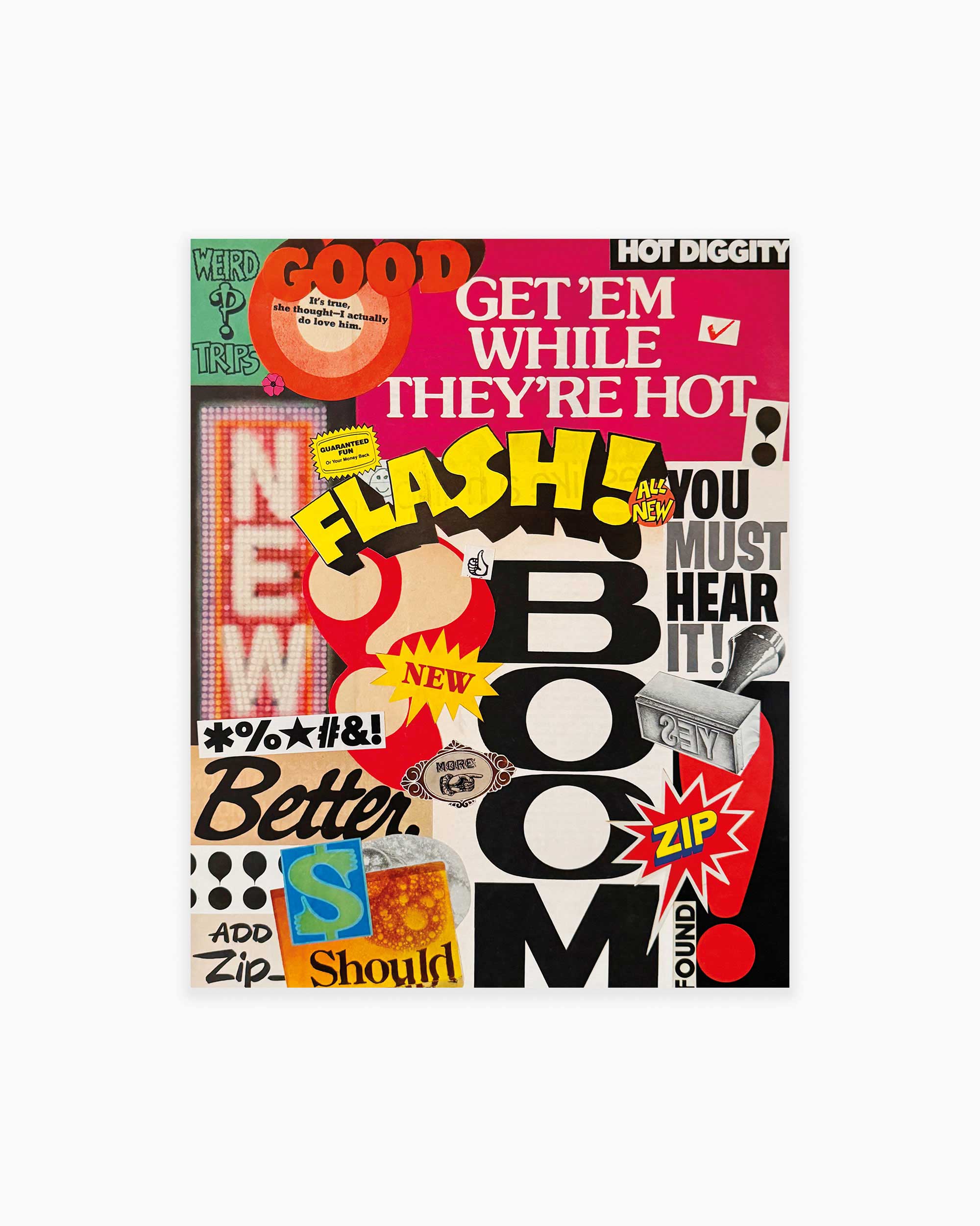 Collected Type Art Print