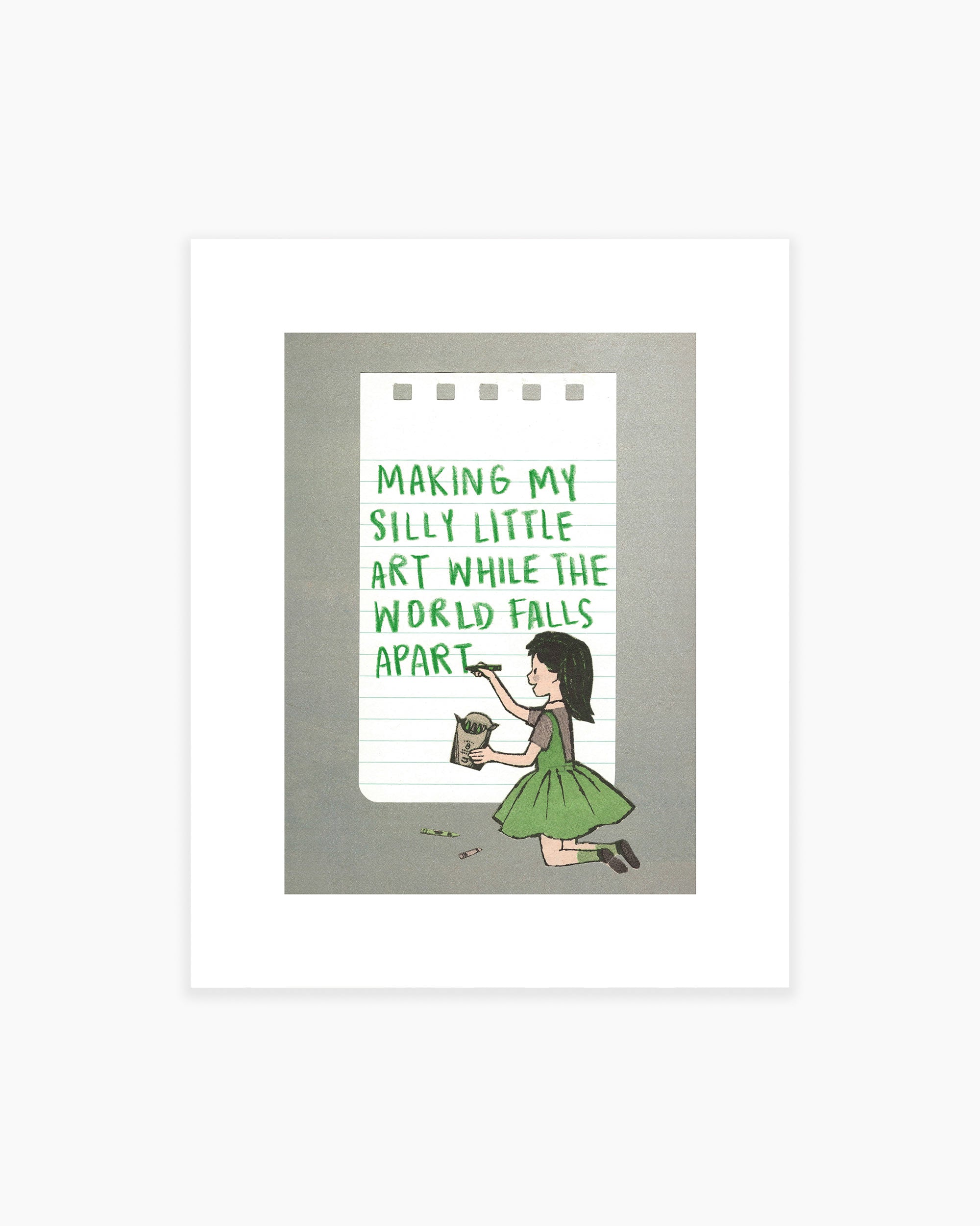 Keep Creating Art Print