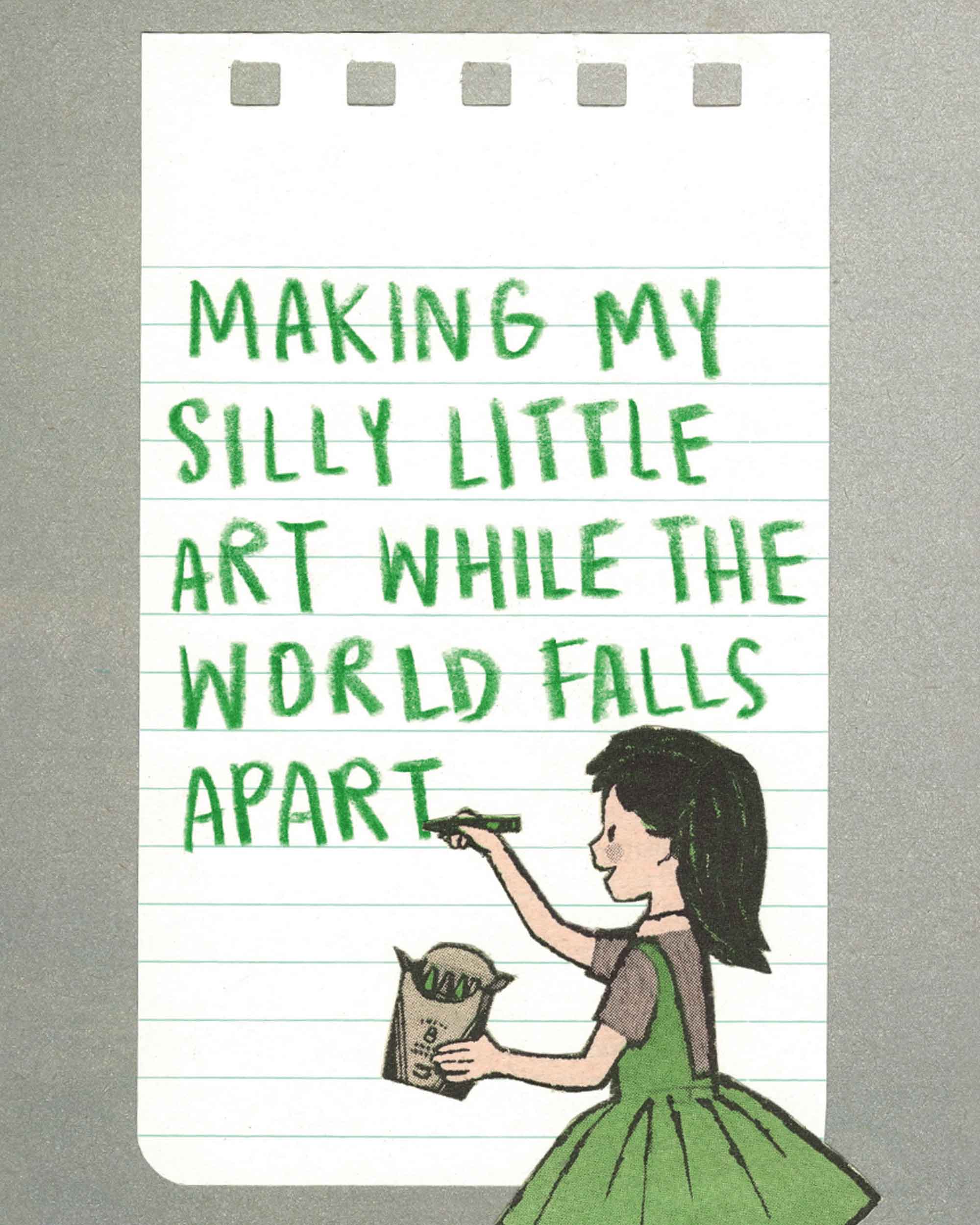 Keep Creating Art Print