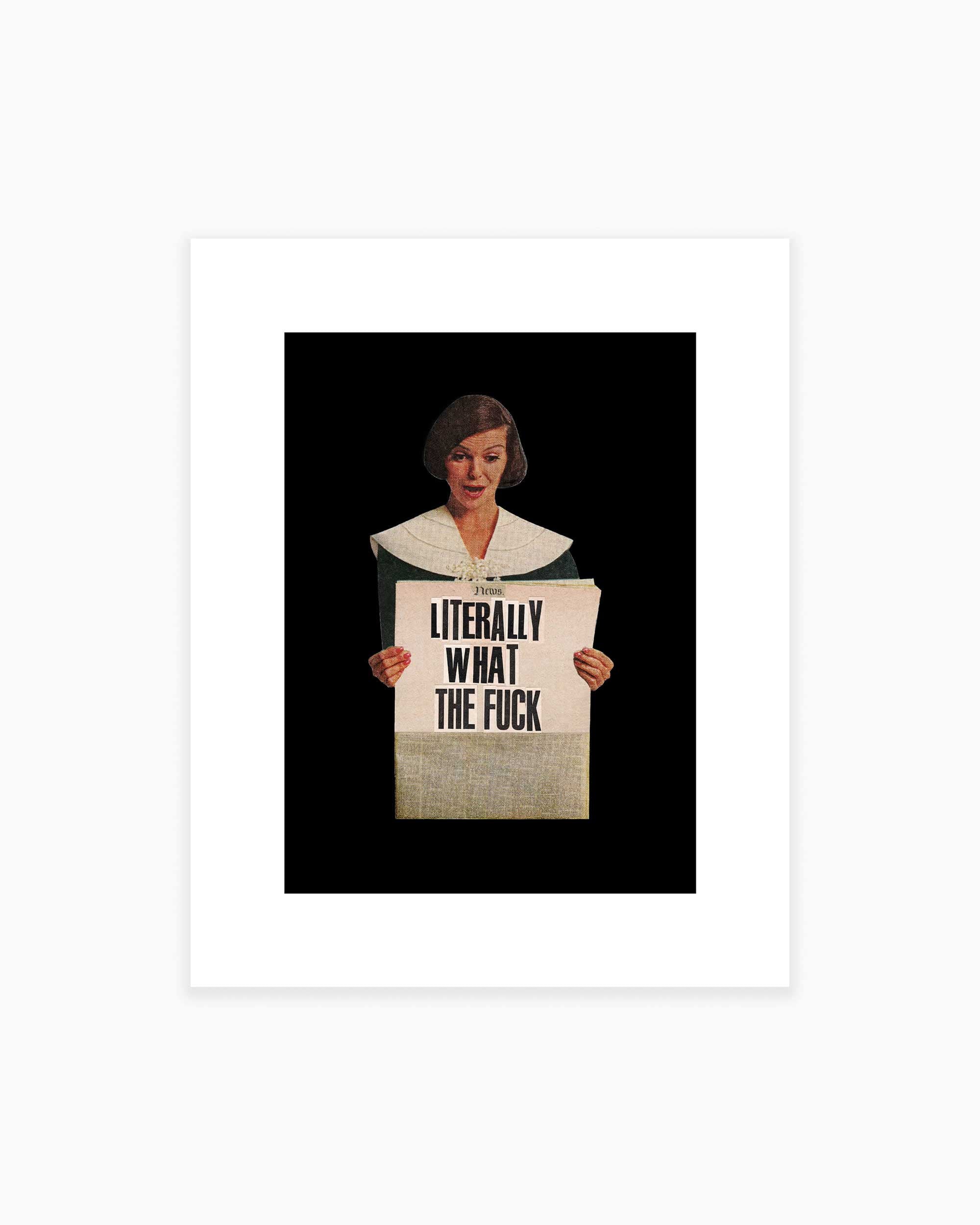 The News Art Print