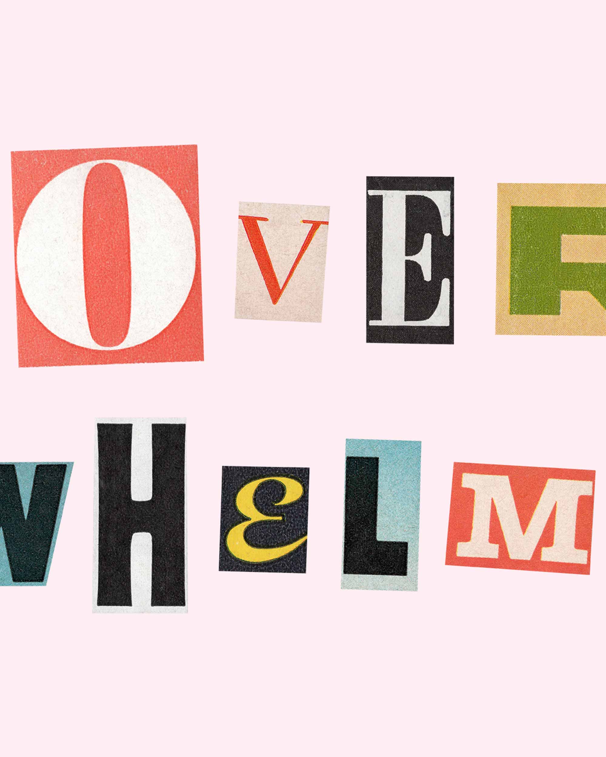 Overwhelmed Art Print