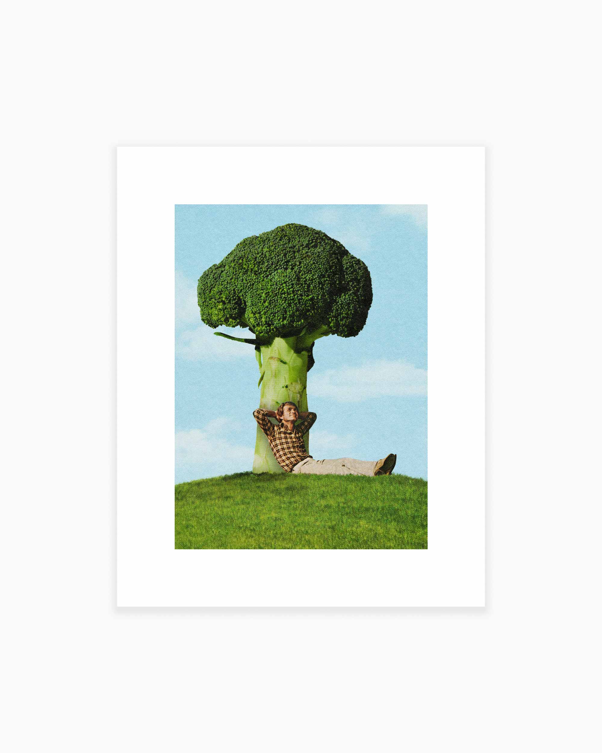 Broccoli Tree Art Print