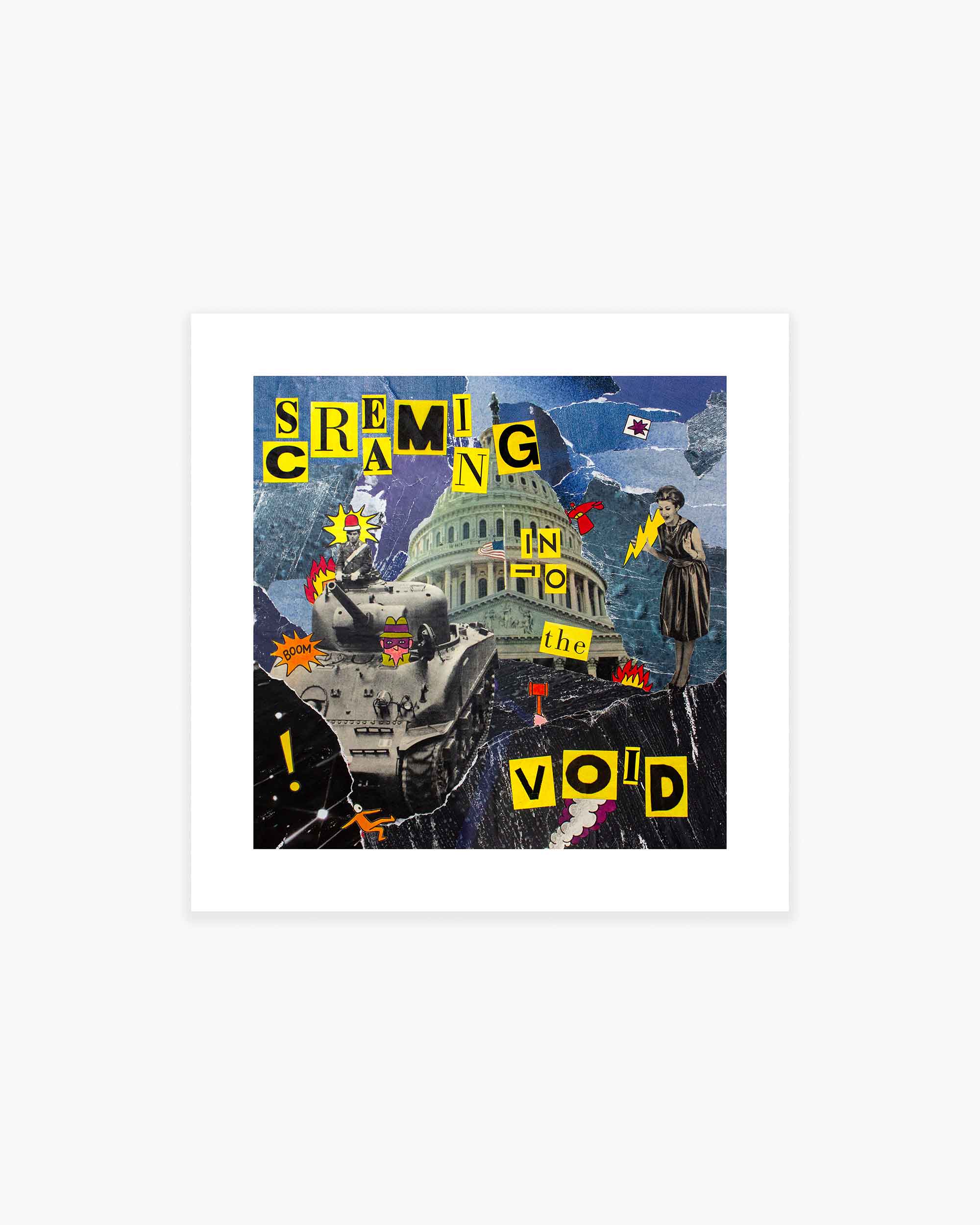 Screaming Into the Void Art Print