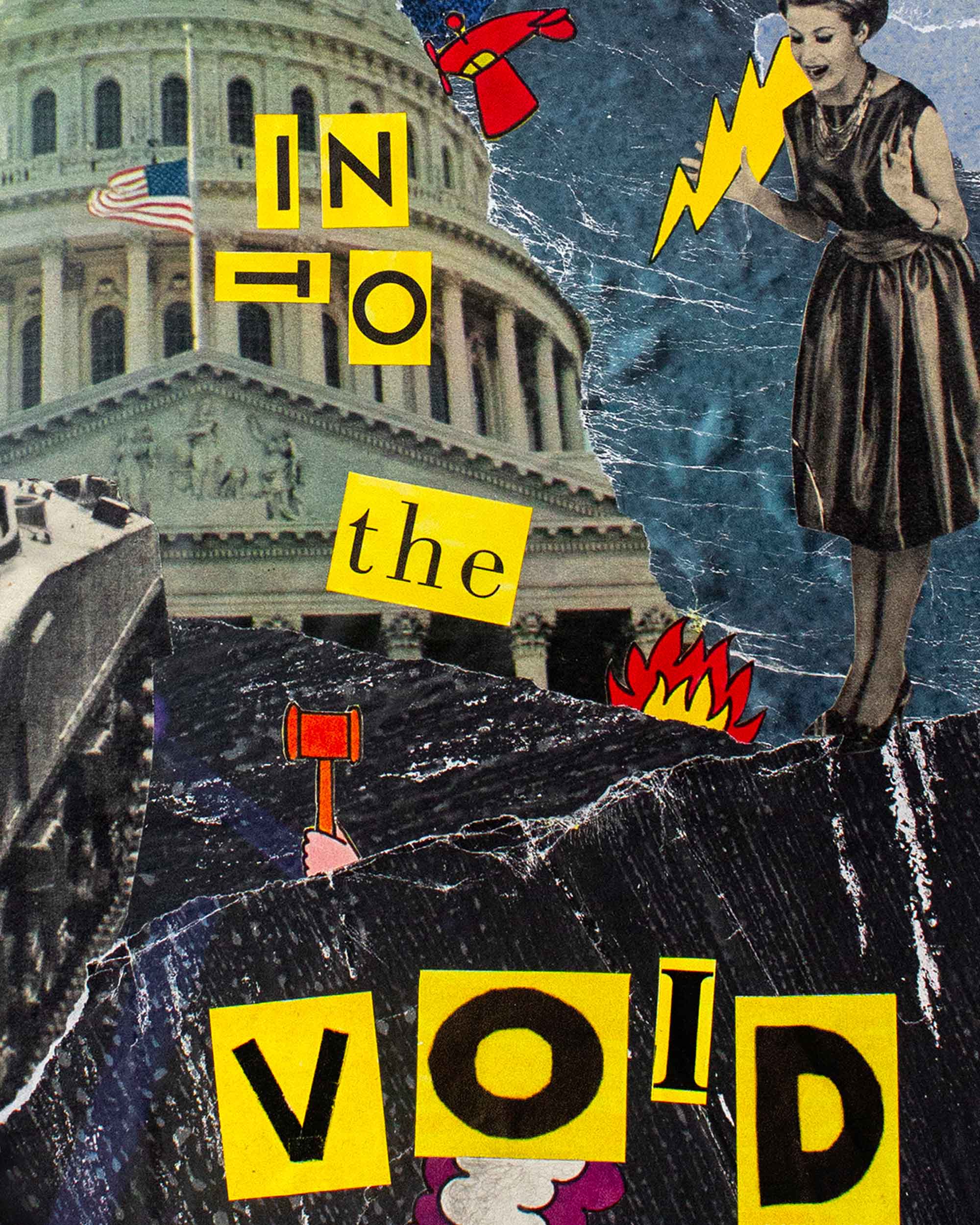 Screaming Into the Void Art Print