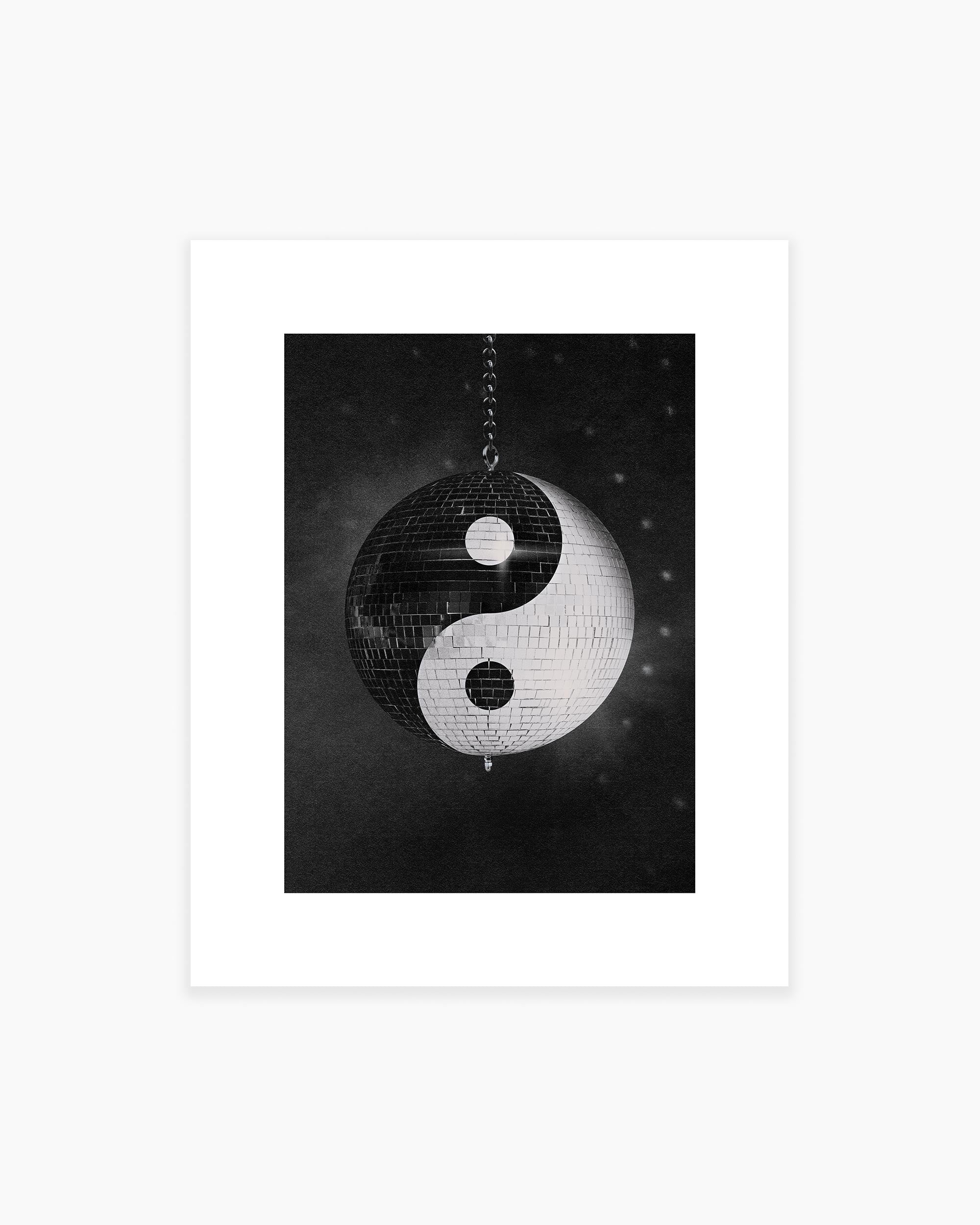 Yin-Yang Disco Ball Art Print