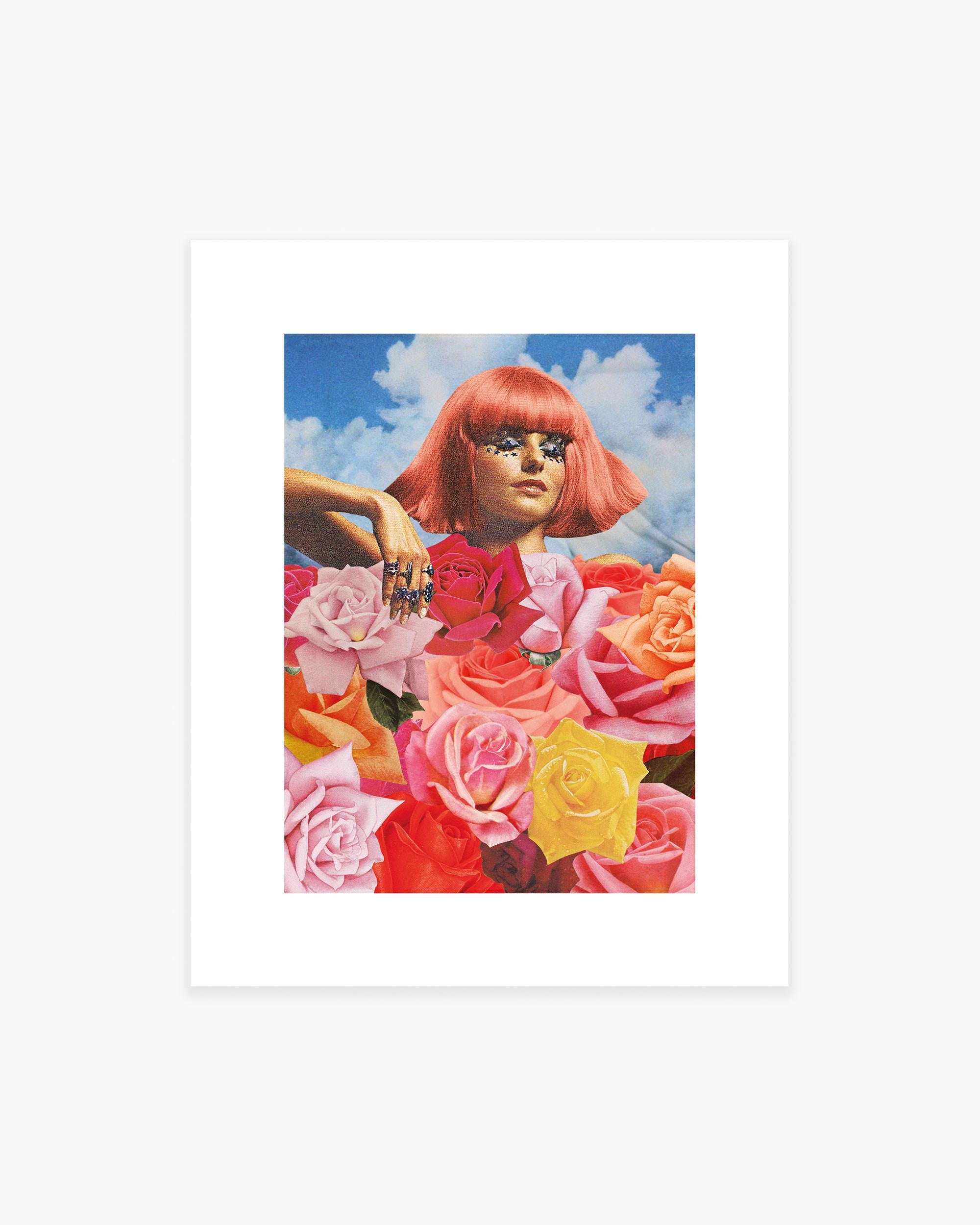 Flowerbed Art Print