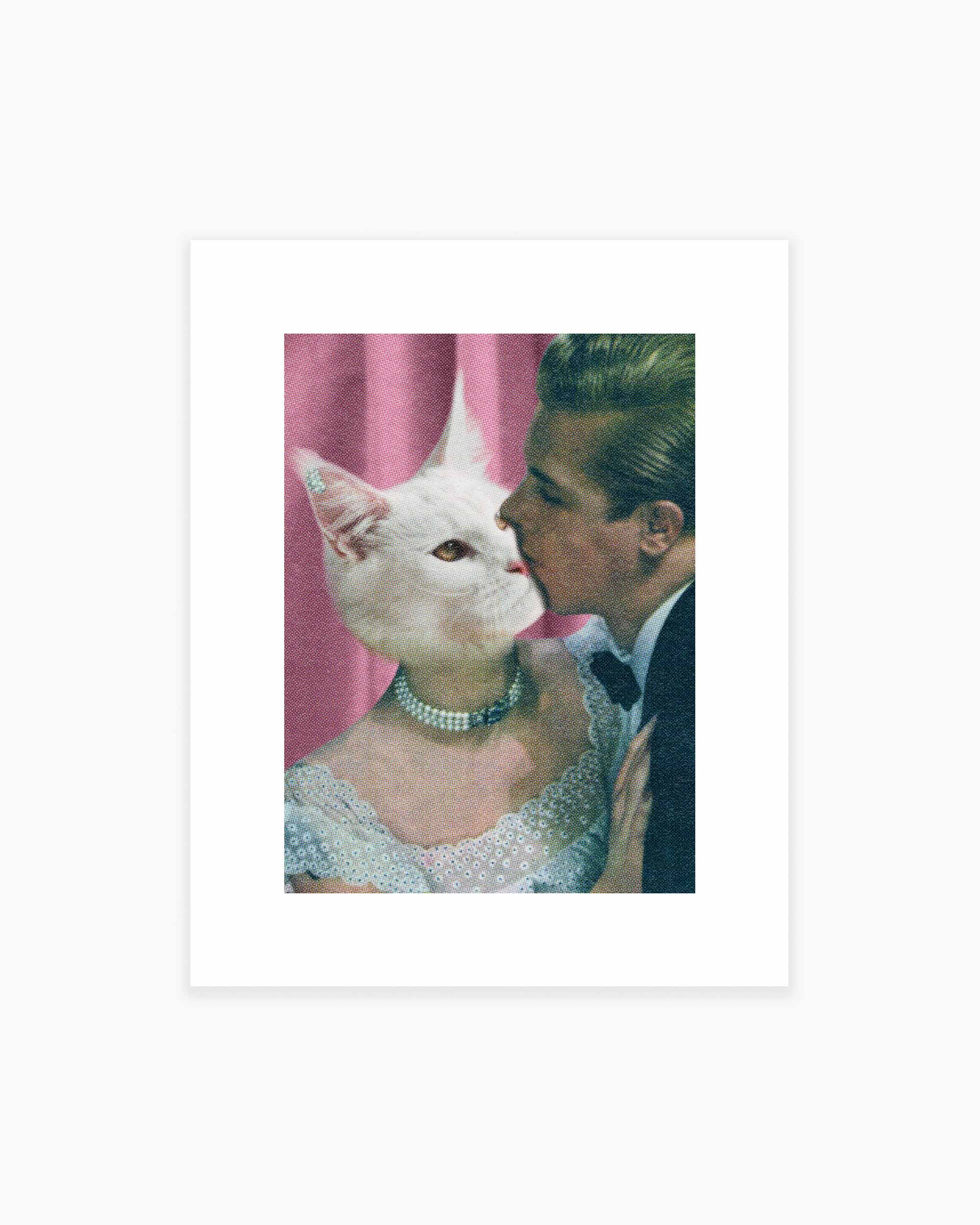 Purr-fect Love Art Print