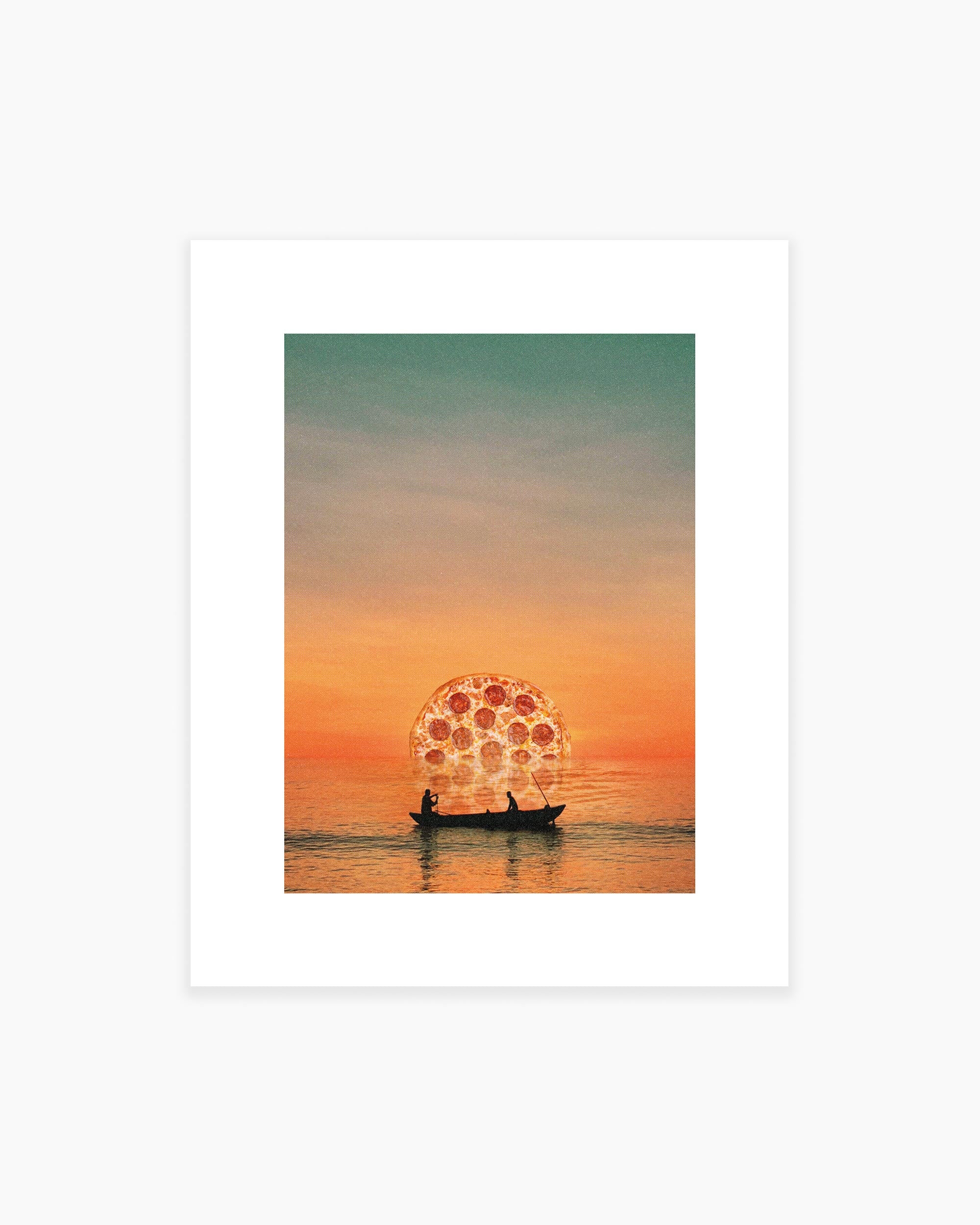 Pepperoni Sunset Art Print