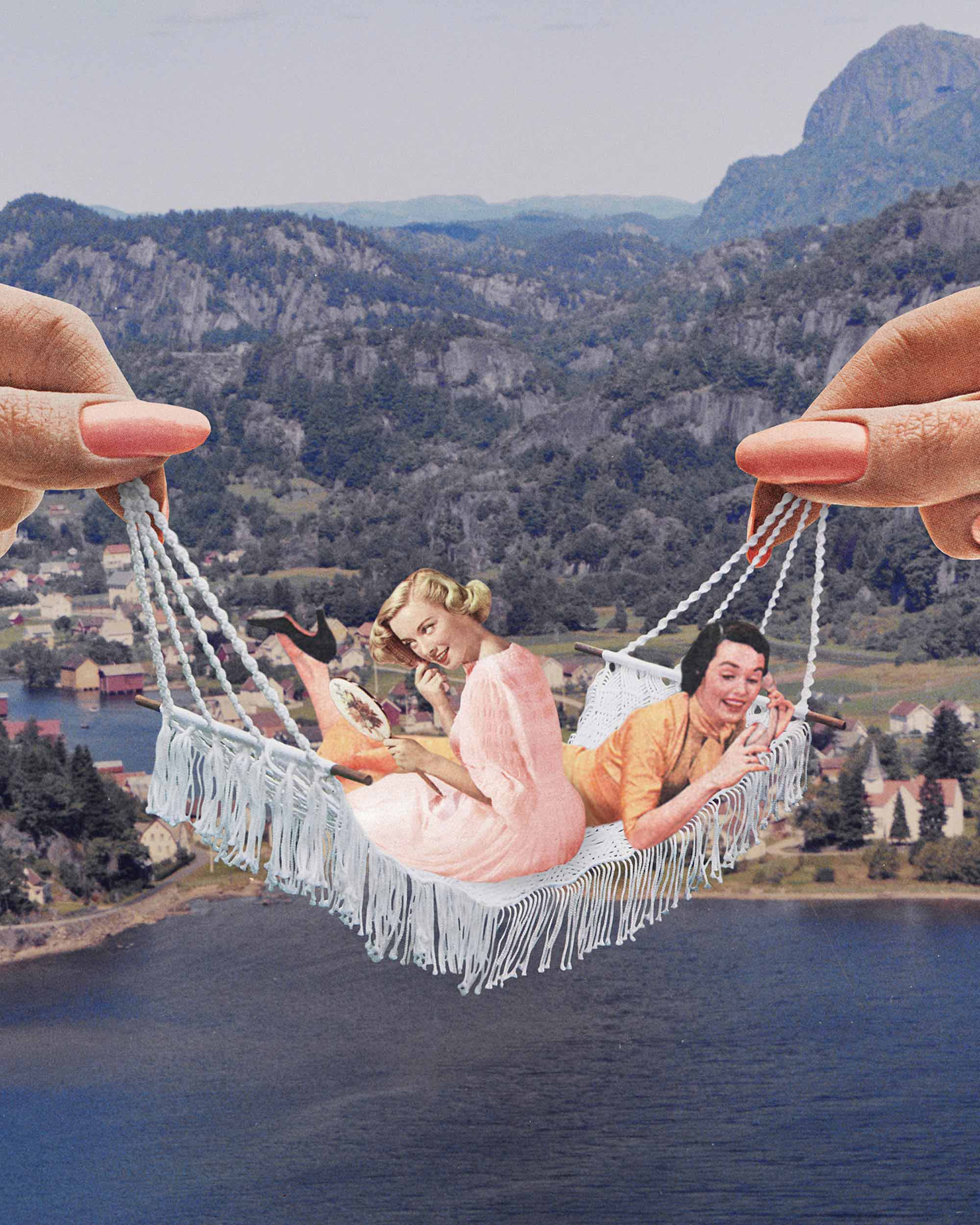 Hangin' Out Art Print