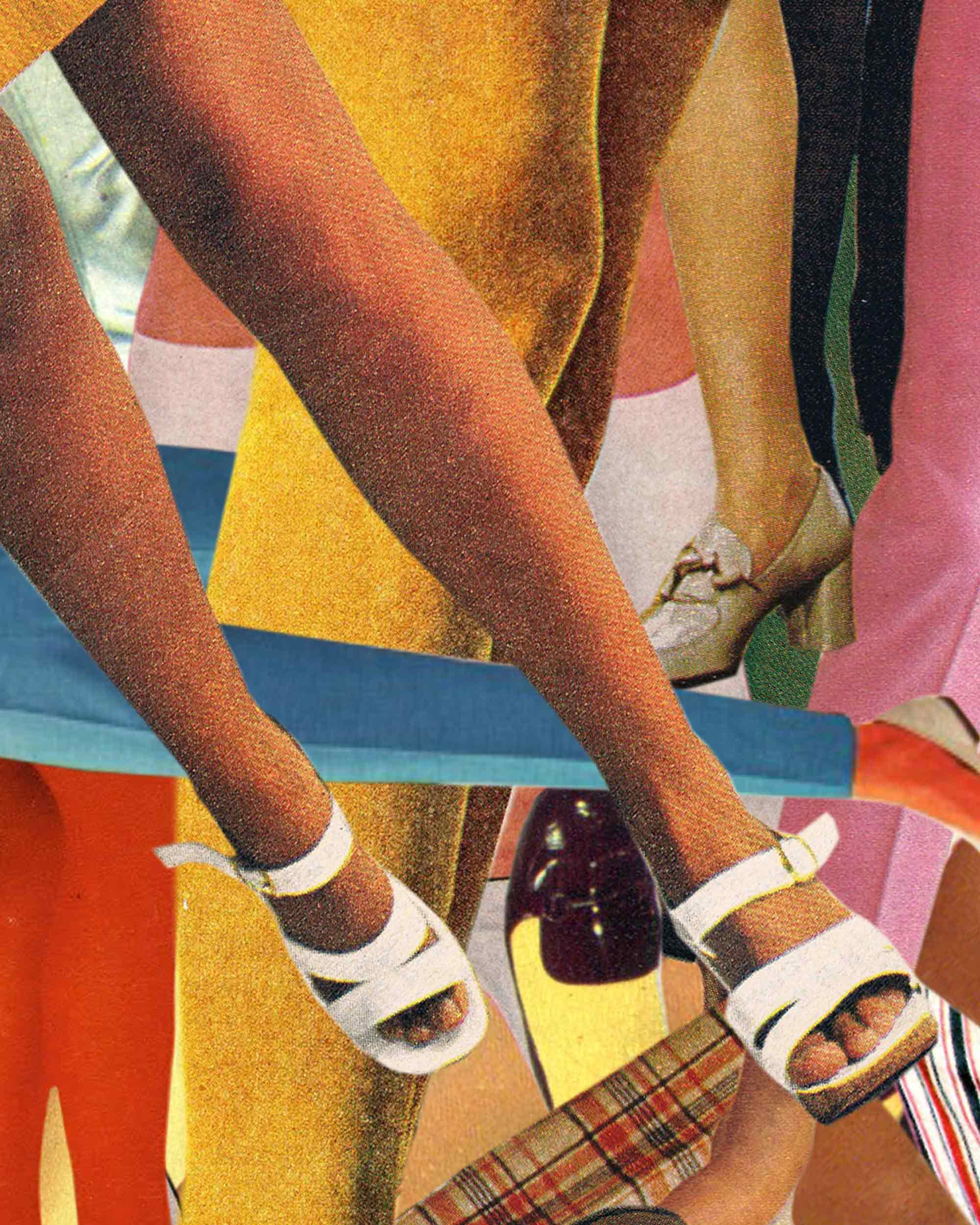 Get a Leg Up Art Print
