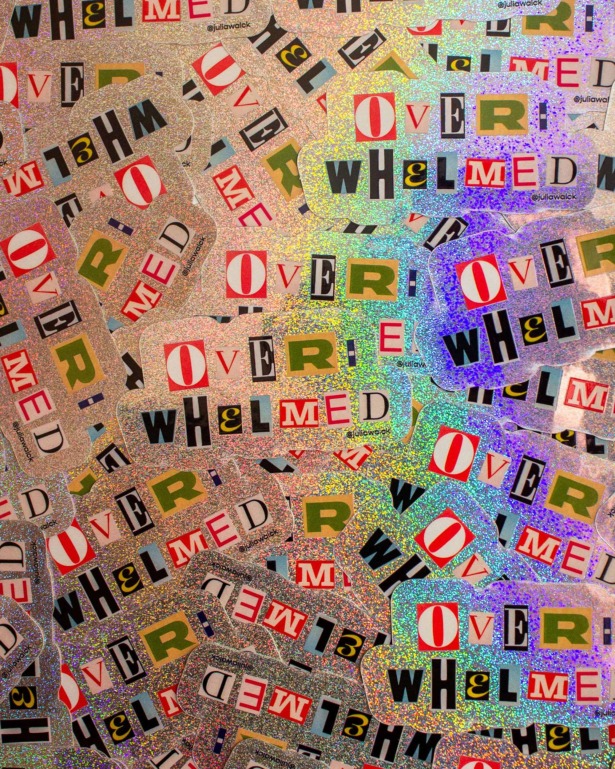 Overwhelmed Sticker