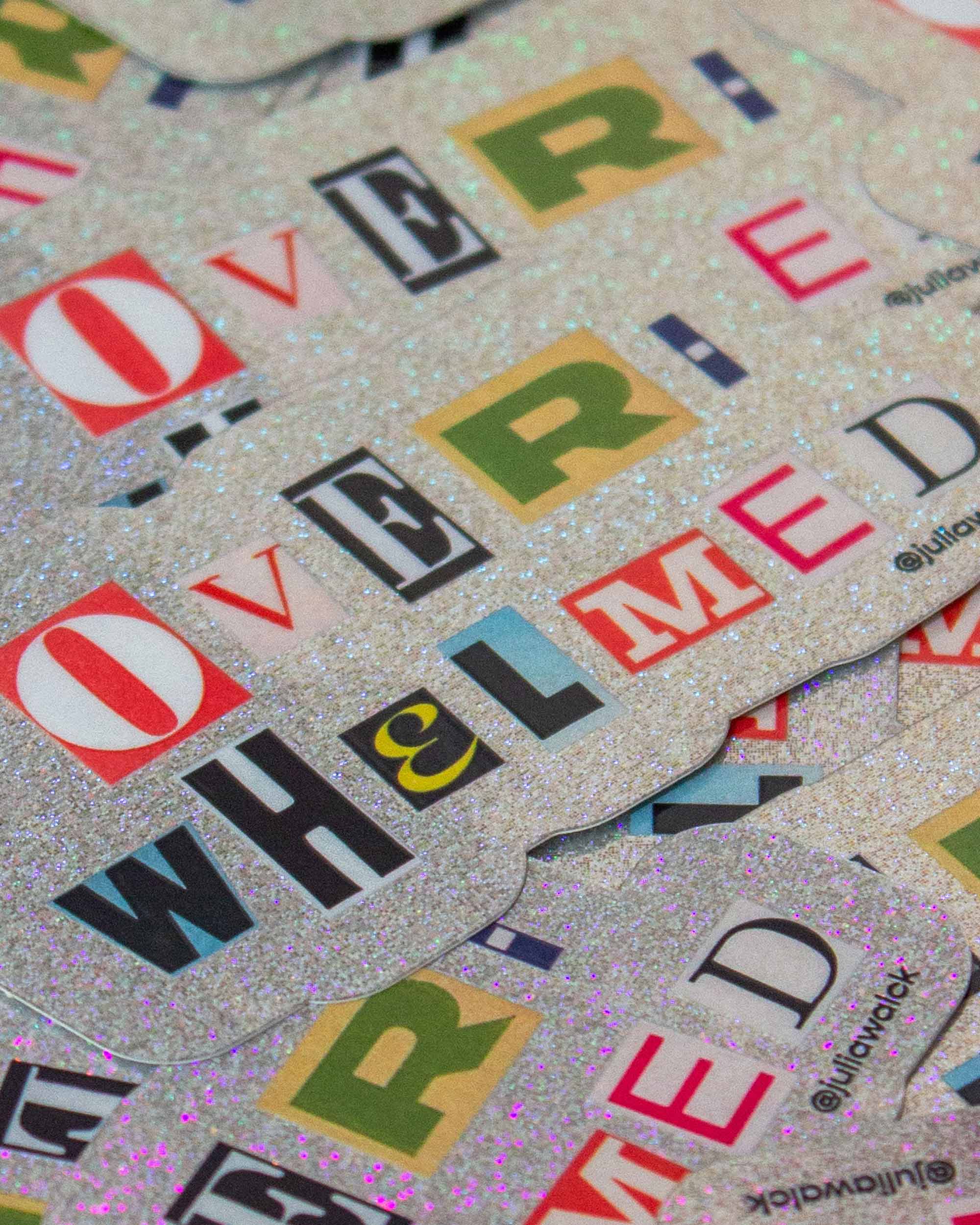 Overwhelmed Sticker