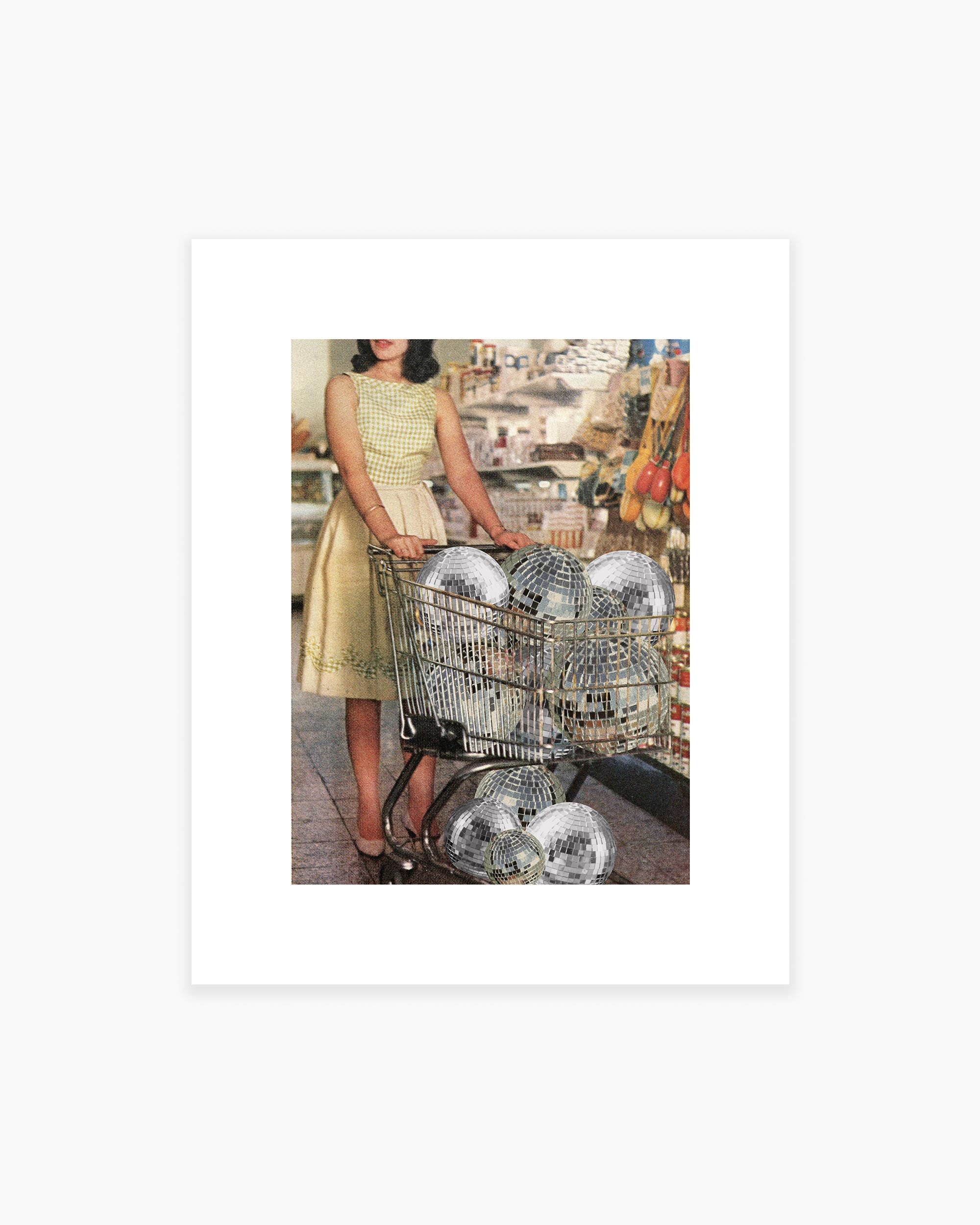 (Disco)unt Supermarket Art Print