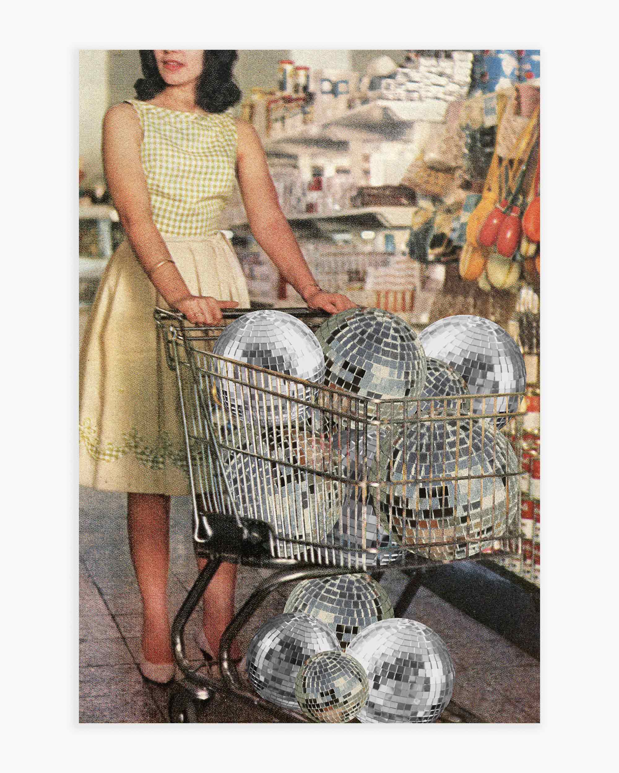 (Disco)unt Supermarket Art Print