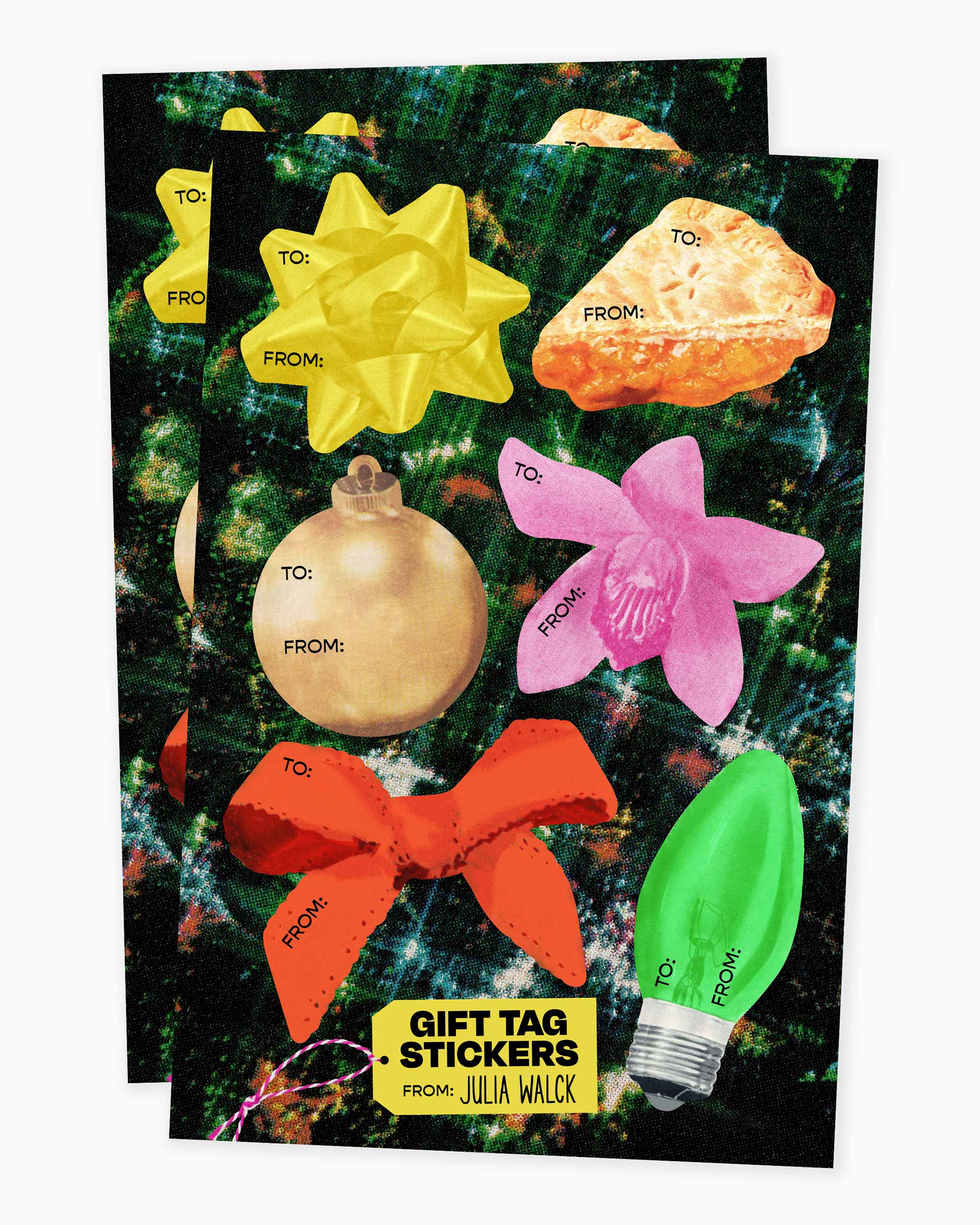 Christmas Gift Tag Stickers