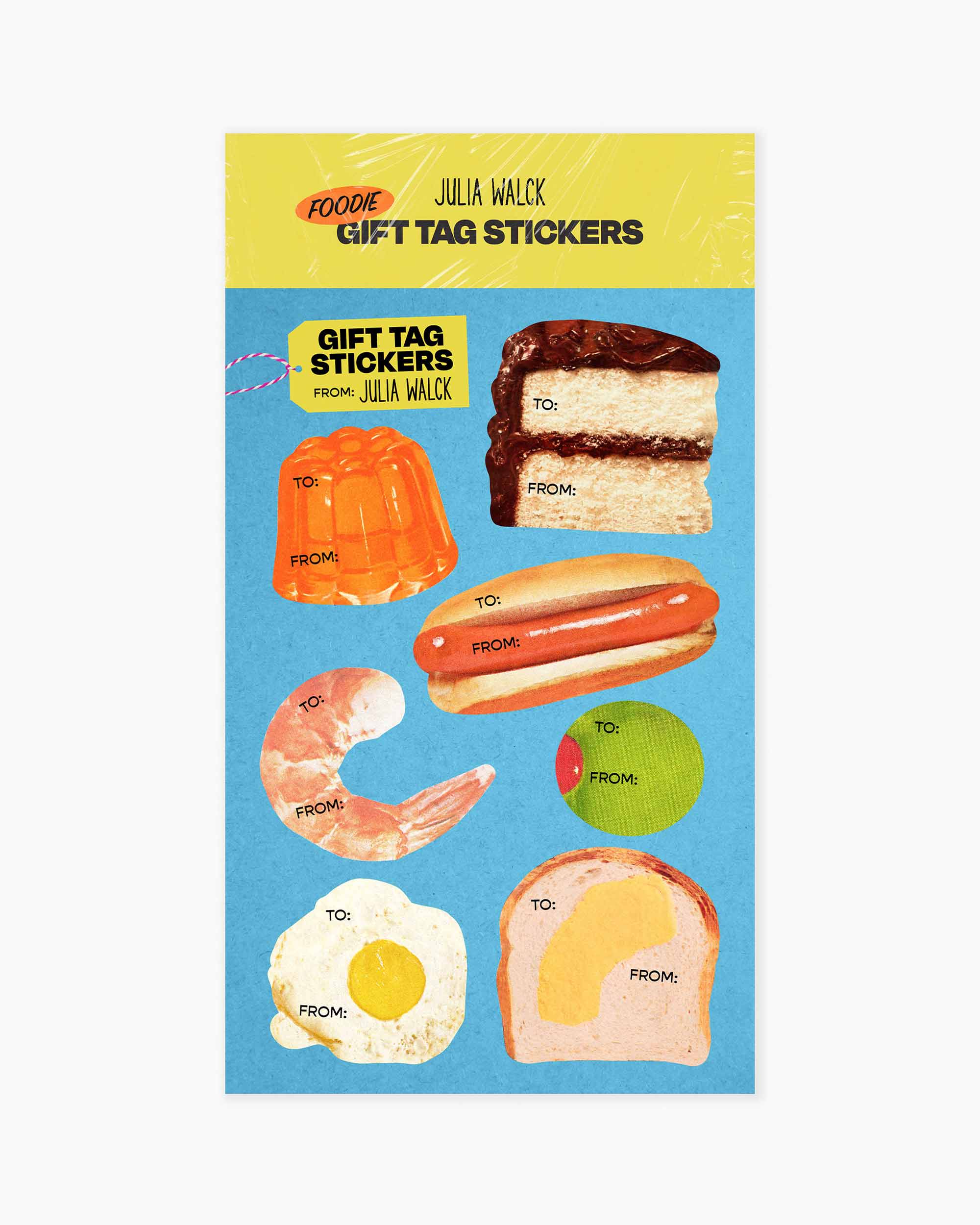 Foodie Gift Tag Stickers