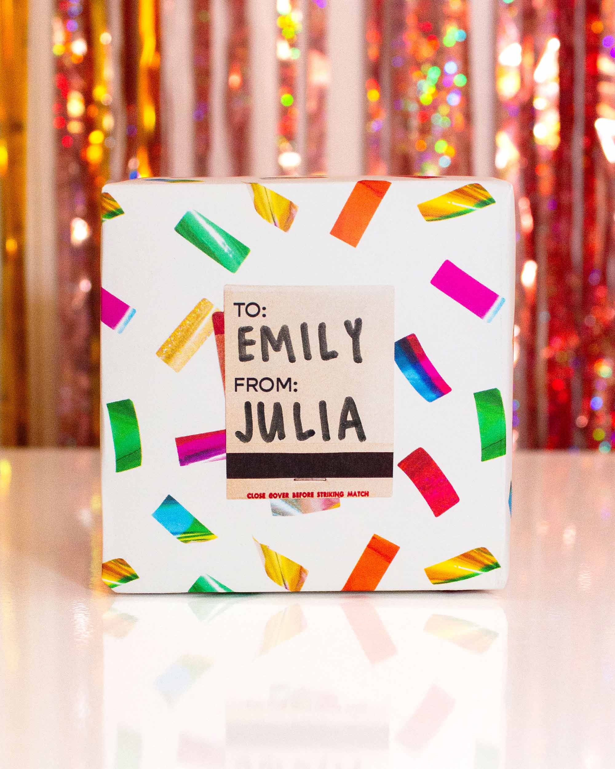 Happy Hour Gift Tag Stickers