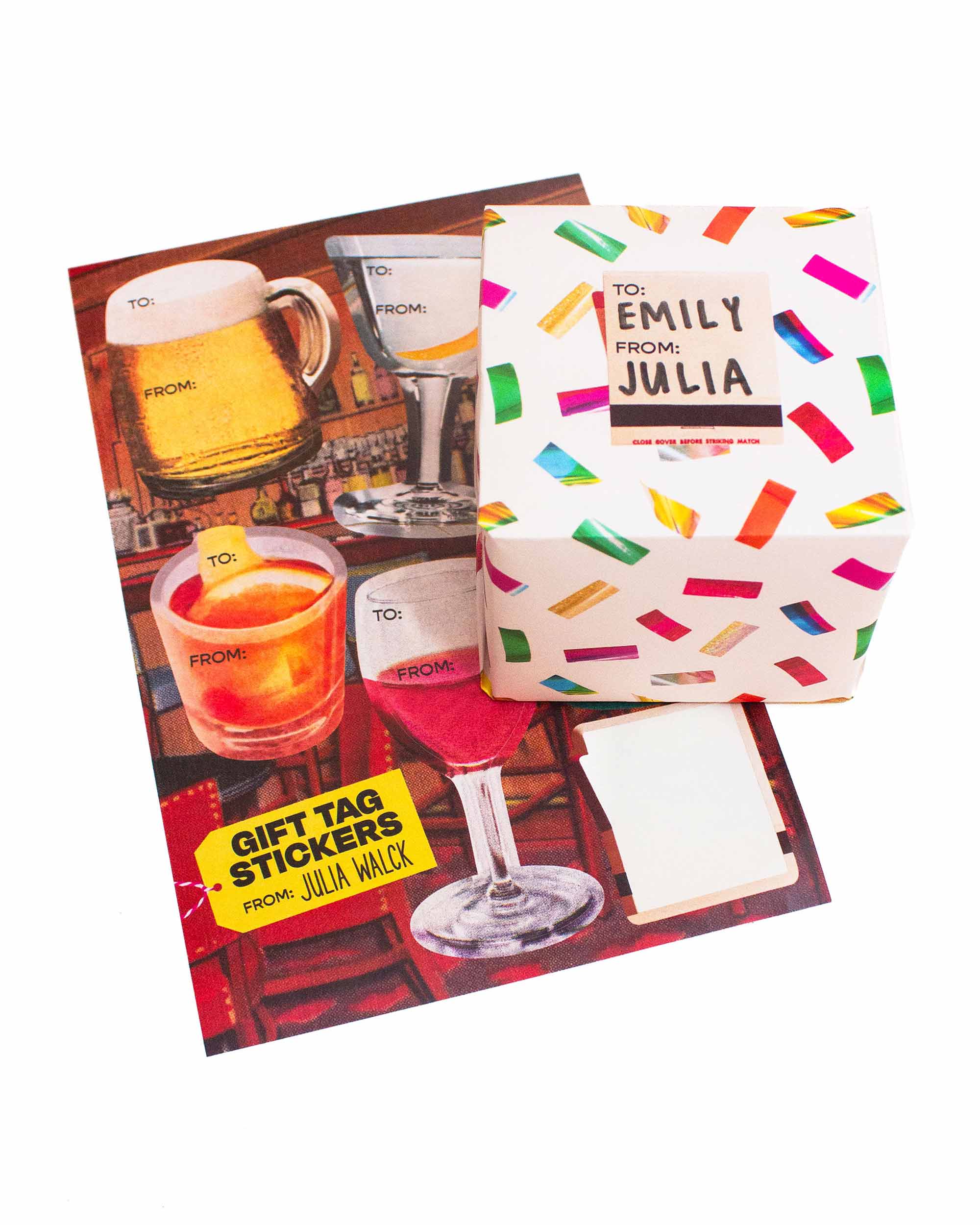 Happy Hour Gift Tag Stickers