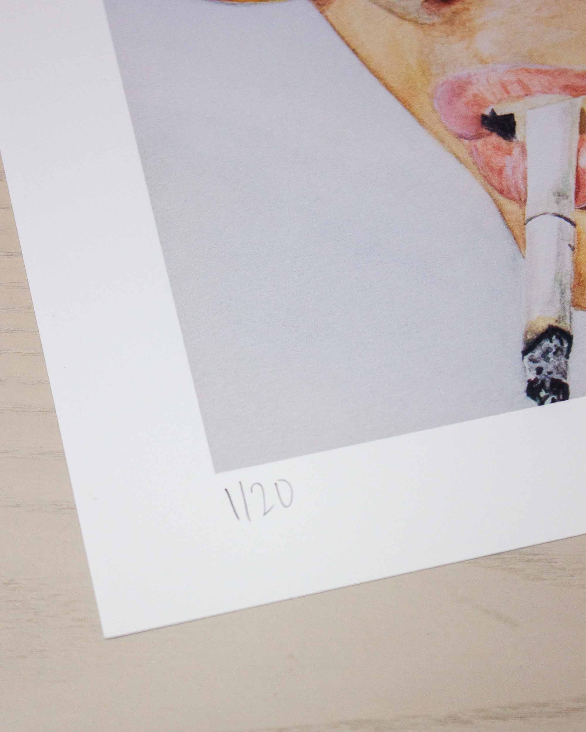 Tangerine Tinted Glasses Print (Limited Edition)