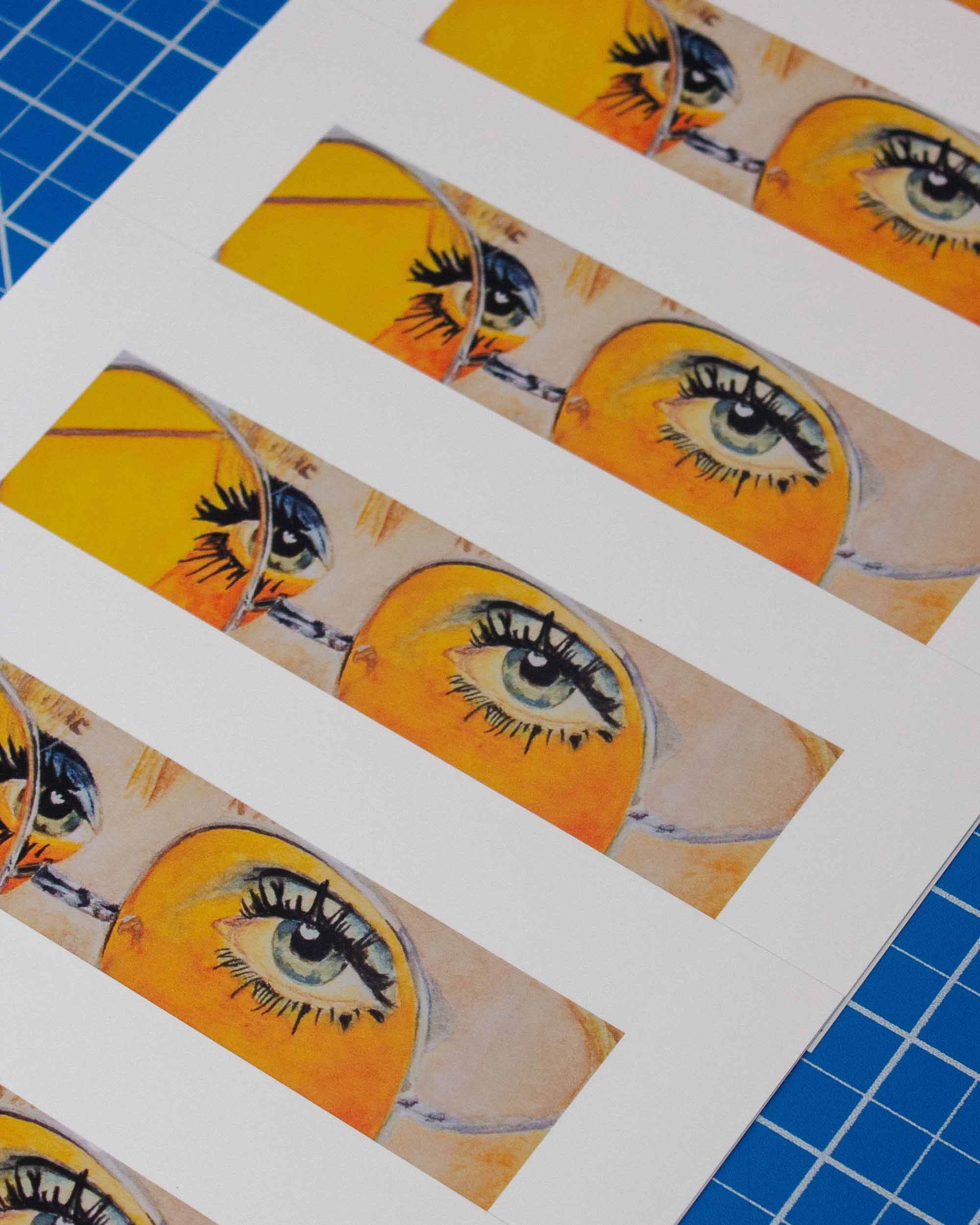 Tangerine Tinted Glasses Print (Limited Edition)