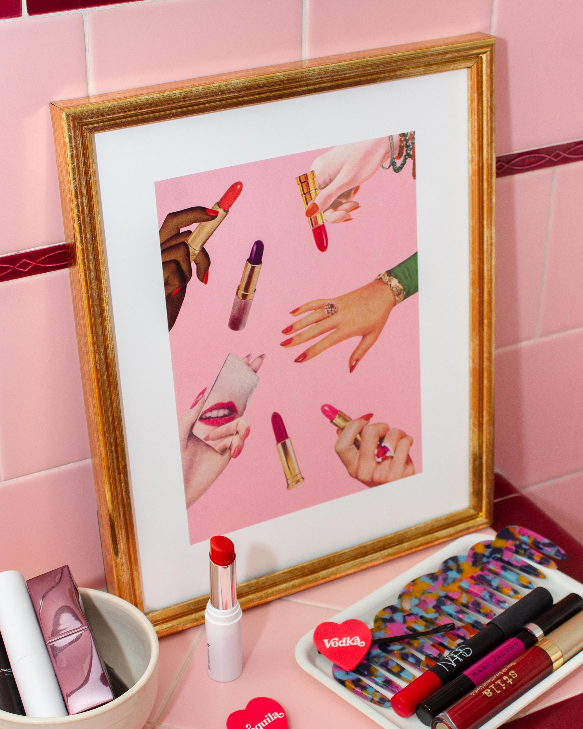 Lip Service Art Print