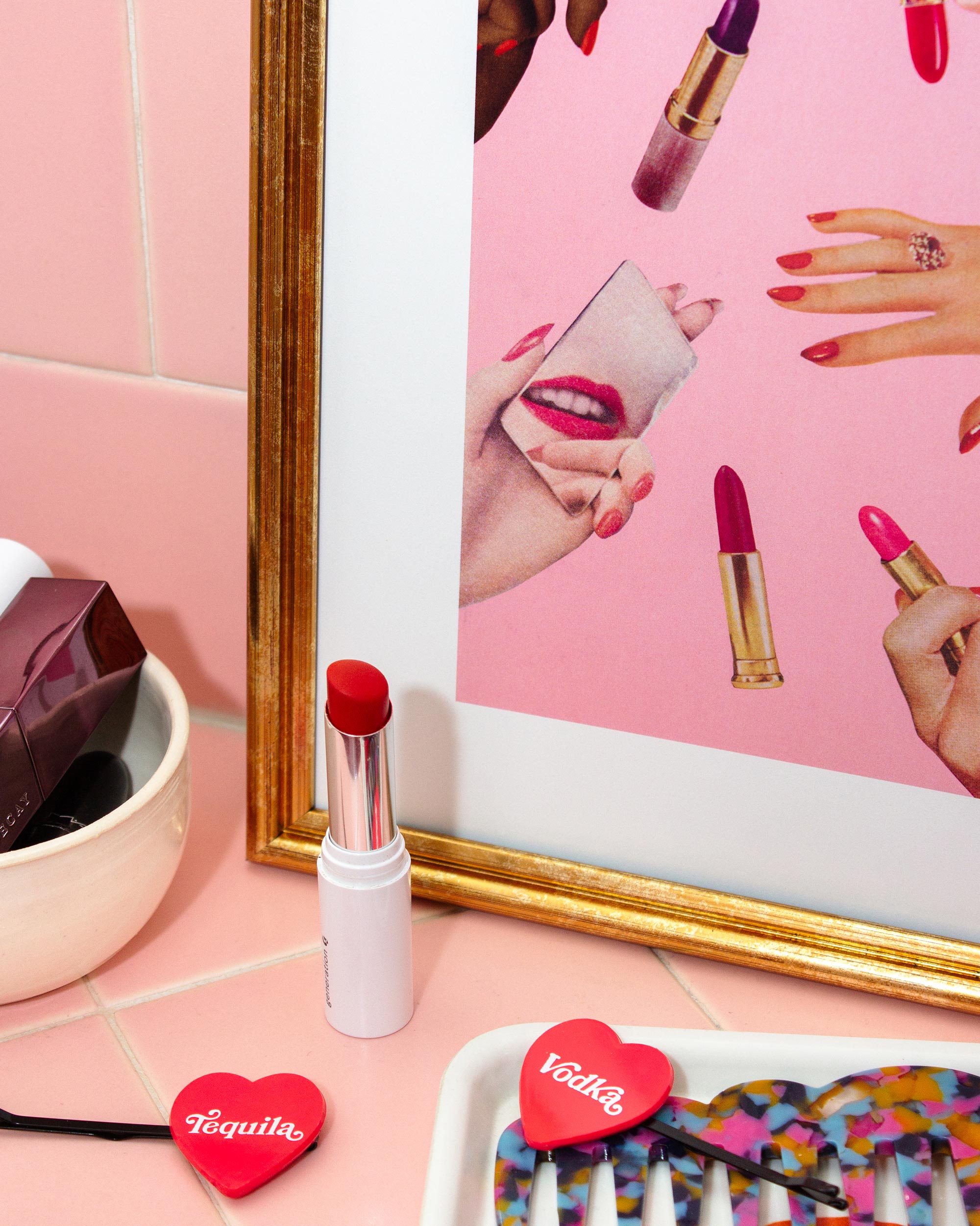 Lip Service Art Print