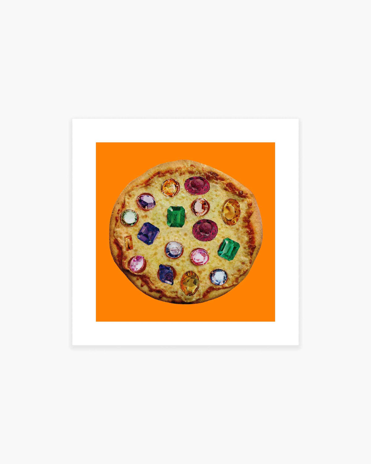 Gem Pizza Art Print