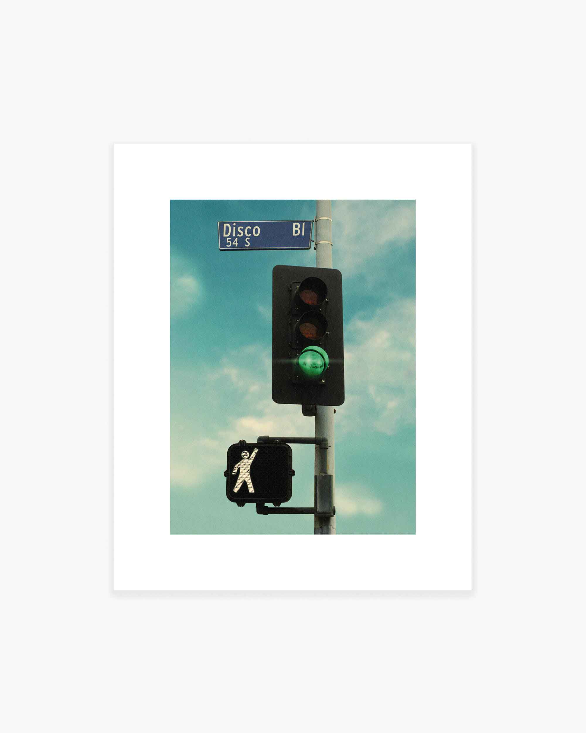 Disco Bl Art Print