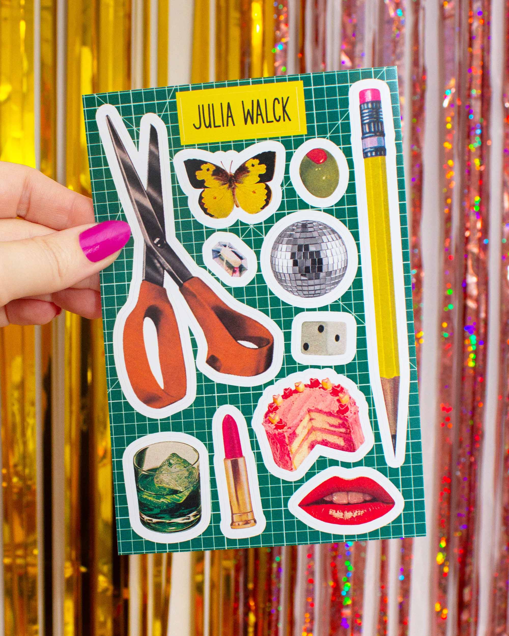 Vintage Cutouts Sticker Sheet