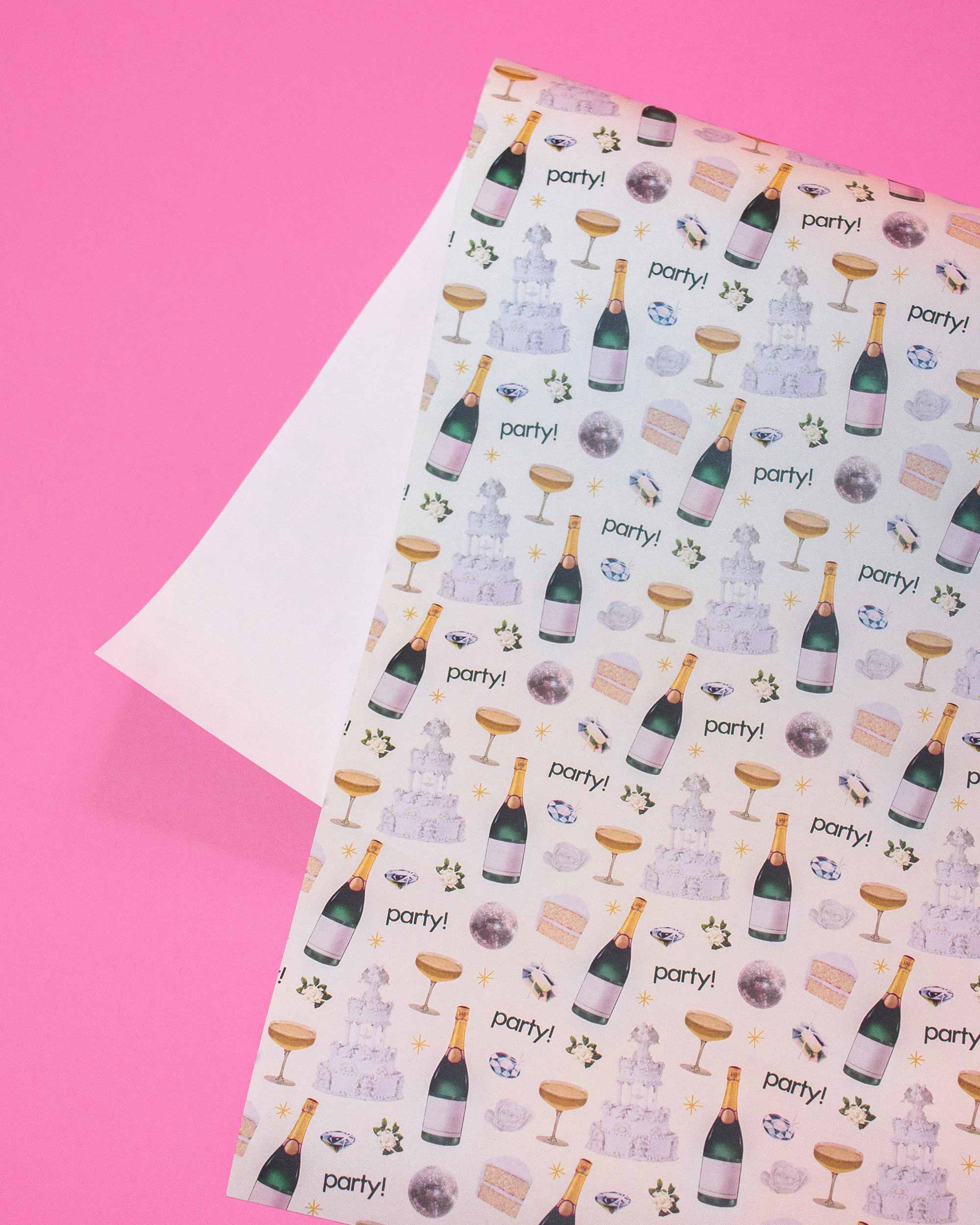Wedding Party Wrapping Paper