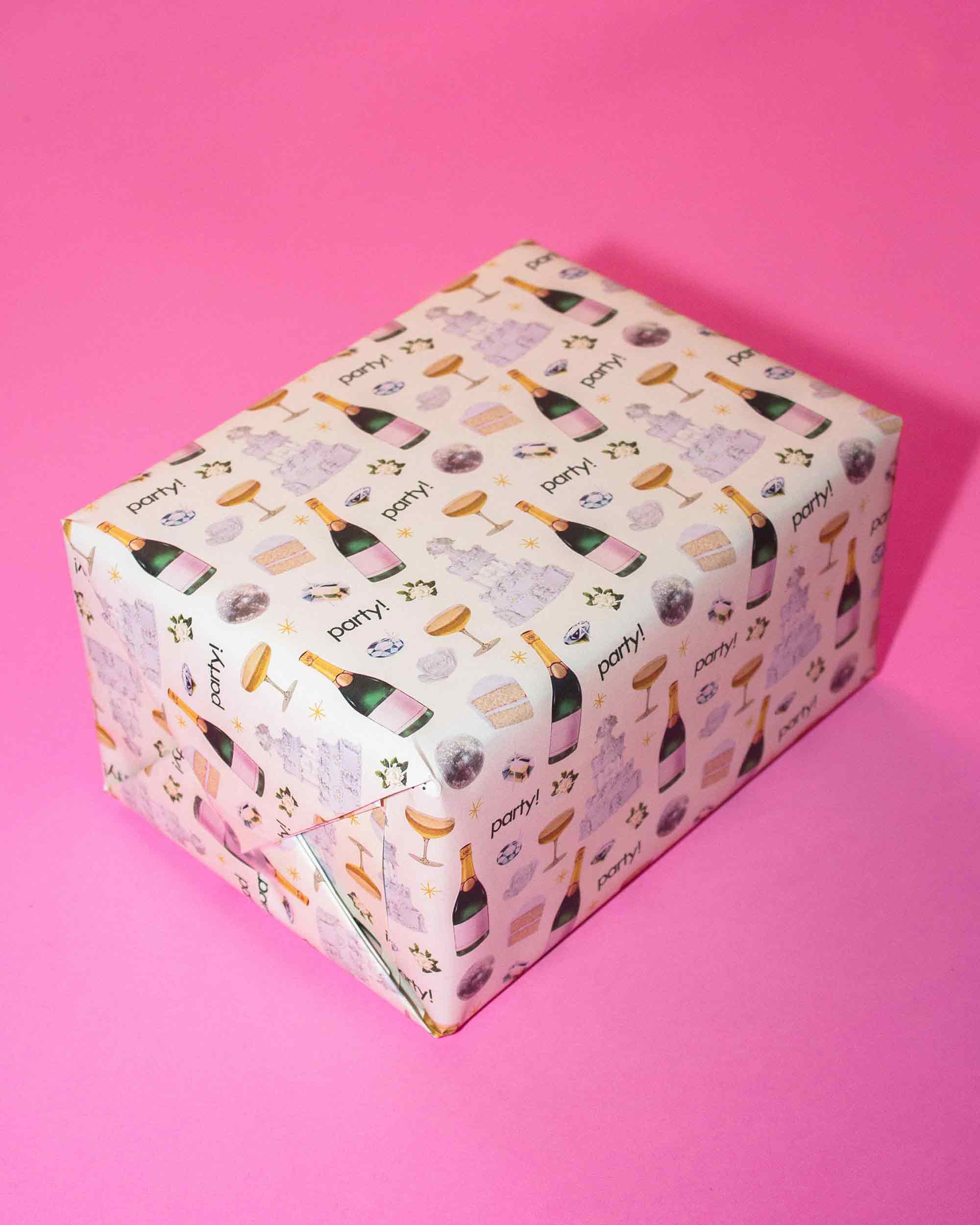 Wedding Party Wrapping Paper