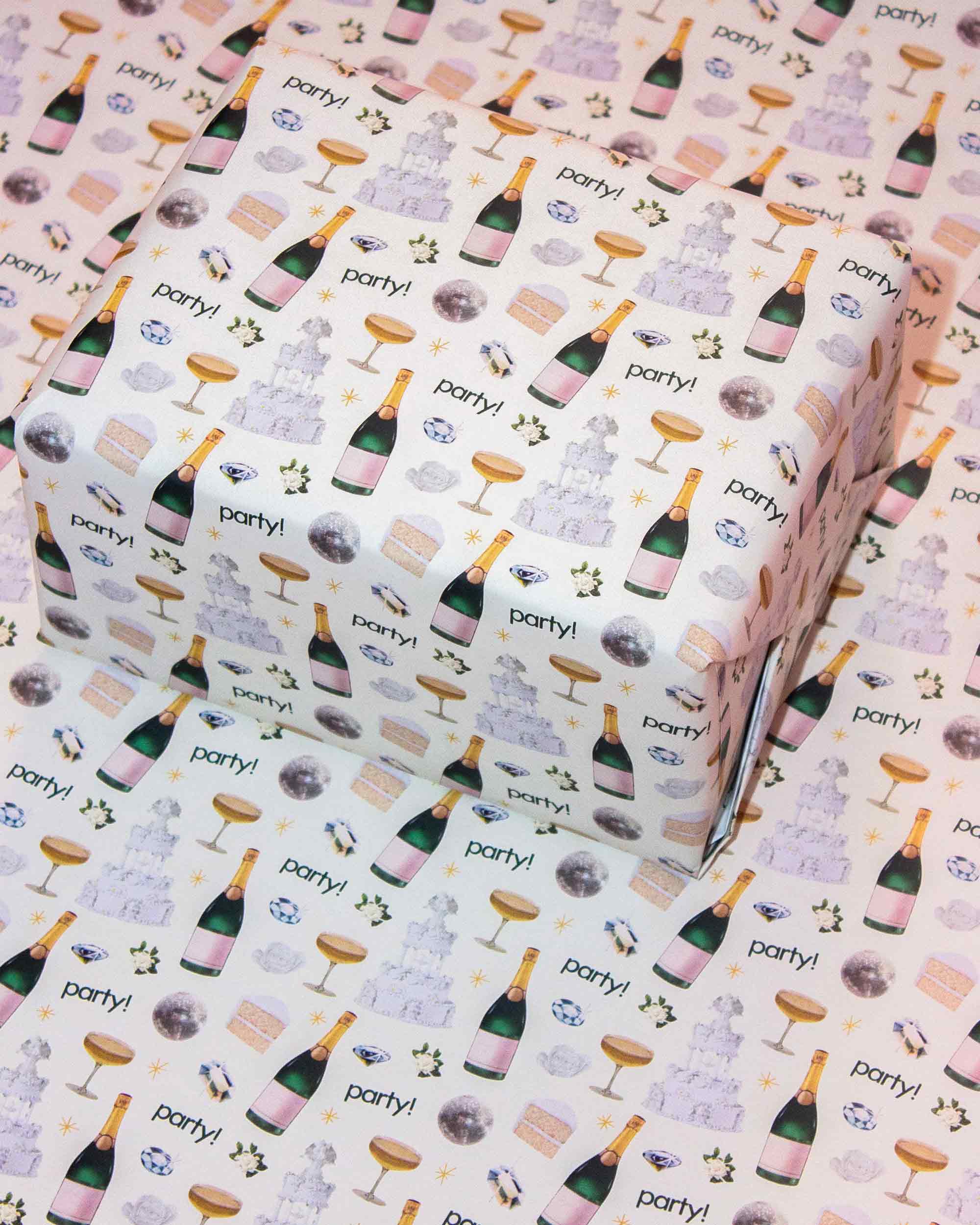 Wedding Party Wrapping Paper